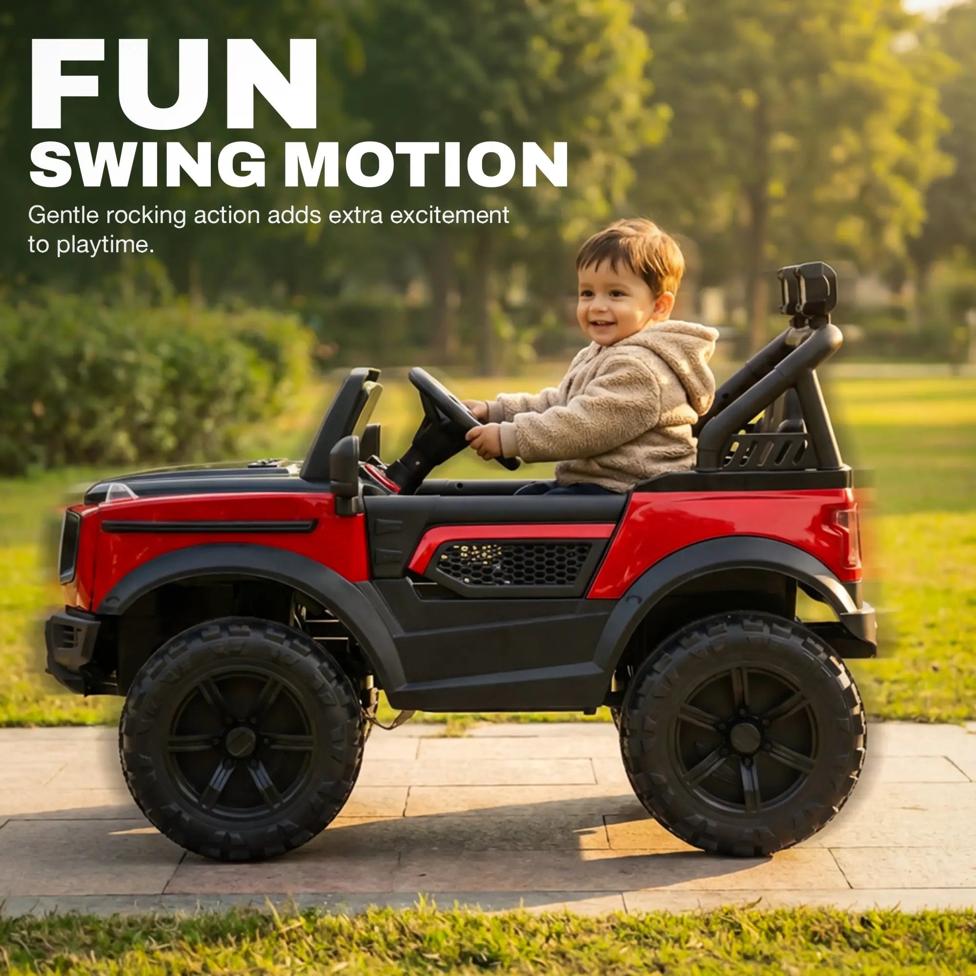 Baybee Benzie Pro 4×4 Battery Operated Jeep for Kids, Ride on Toy Kid Car - Image 14