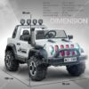 Baybee Atom Rechargeable Battery Operated Jeep for Kids - Thumbnail Image 14