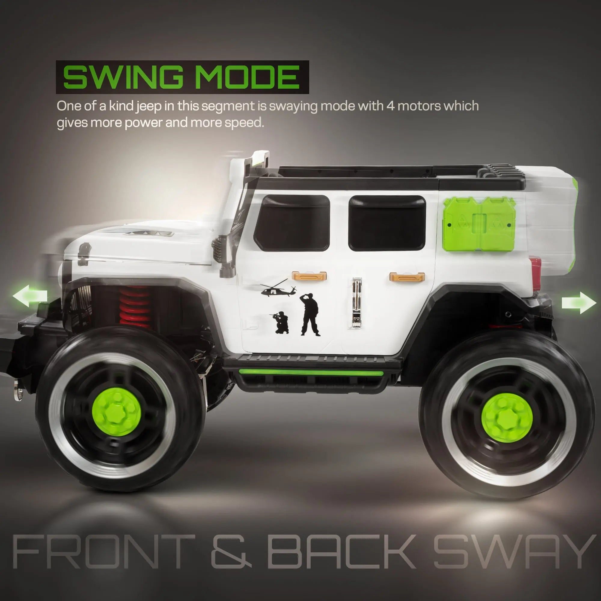 Baybee Hurricane Rechargeable Battery Operated Jeep for Kids - Image 15