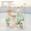 Baybee Vintage Battery Operated Bike for Kids - Thumbnail Image 15