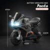 Baybee Paola Baby Battery Operated Bike for Kids with Hand Accelerator & Music - Thumbnail Image 15