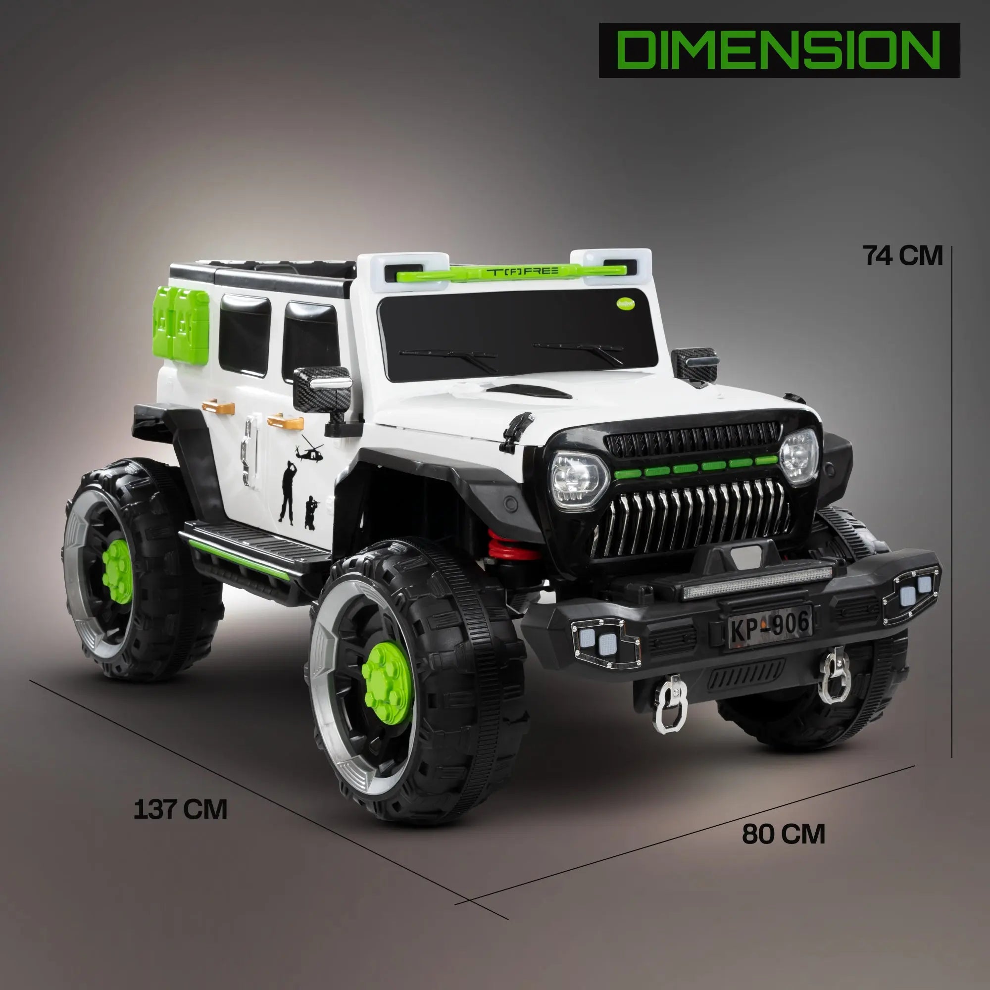 Baybee Hurricane Rechargeable Battery Operated Jeep for Kids - Image 16