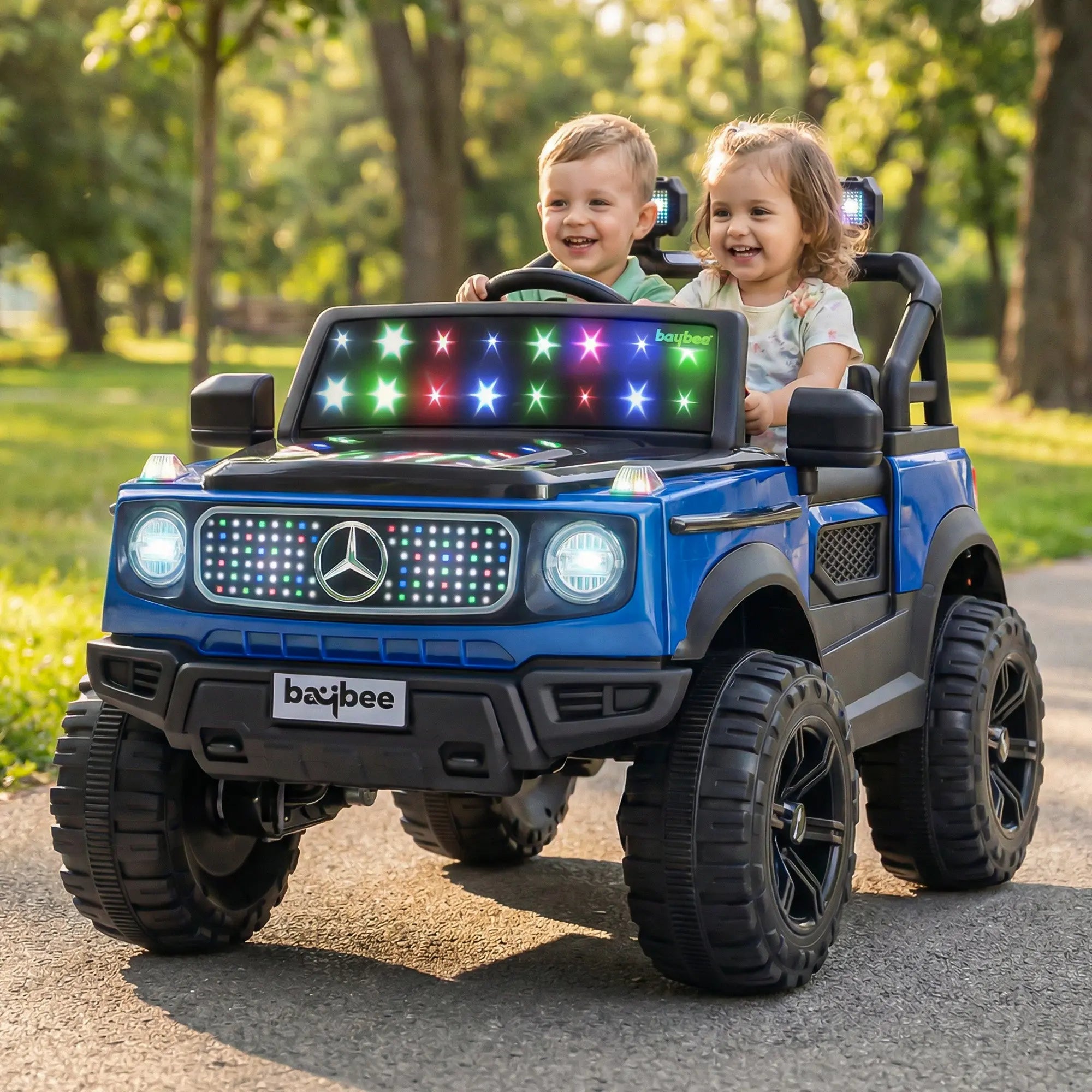 Baybee Benzie 4×4 Battery Operated Jeep for Kids, Ride on Toy Kid Car - Image 17