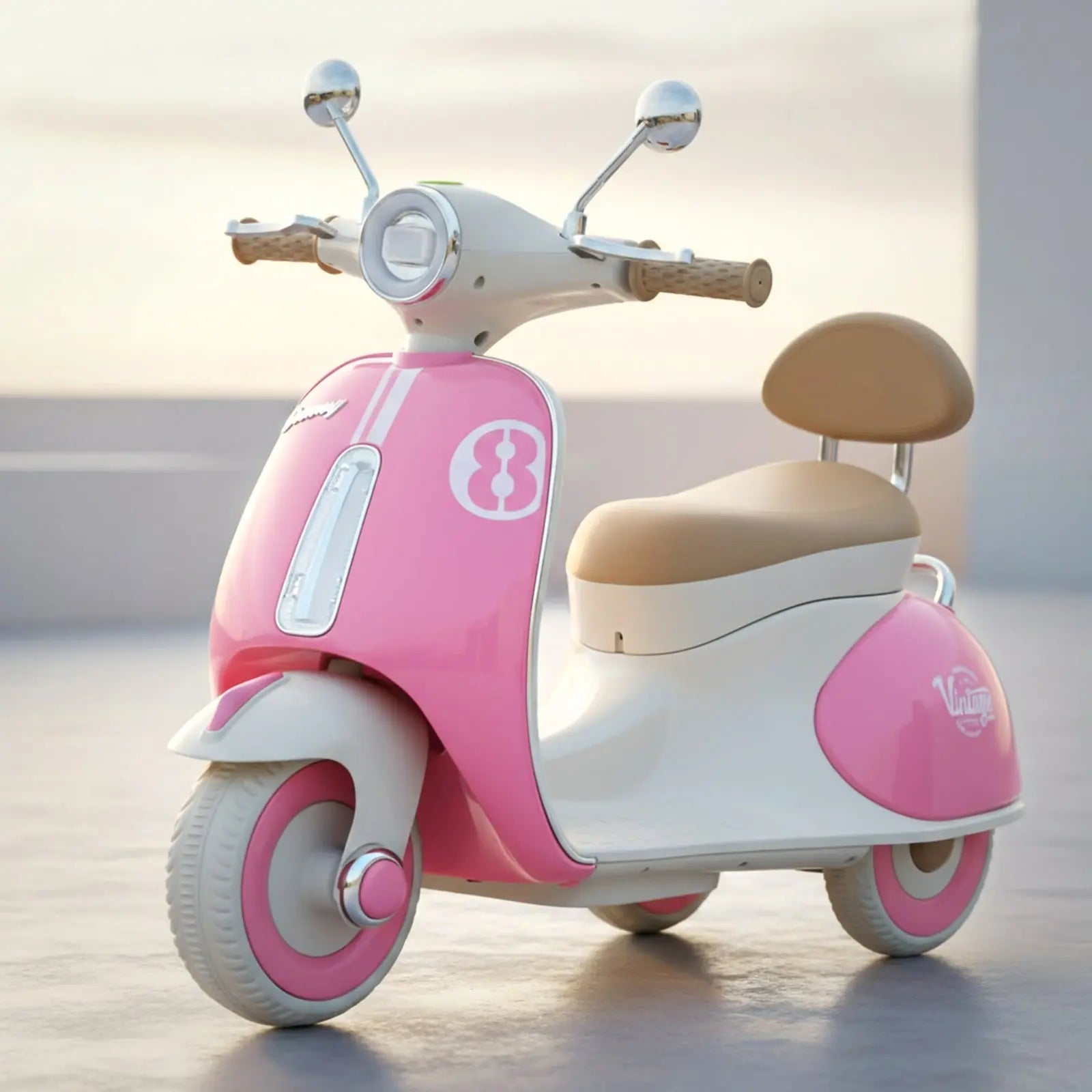 Baybee Vintage Battery Operated Bike for Kids - Image 17