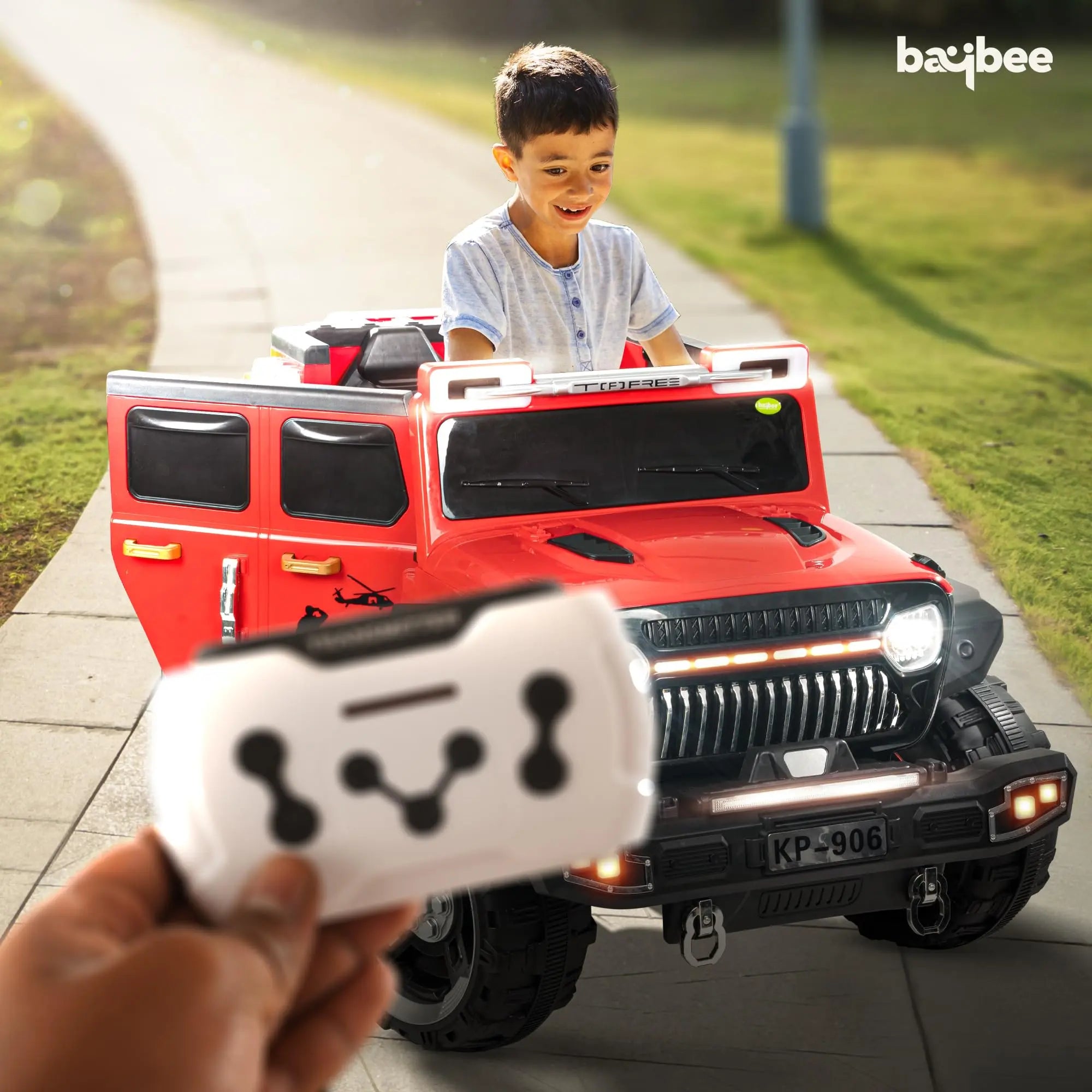 Baybee Hurricane Rechargeable Battery Operated Jeep for Kids - Image 18