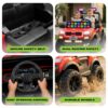 Baybee Bumpy 4×4 Battery Operated Jeep for Kids - Thumbnail Image 19