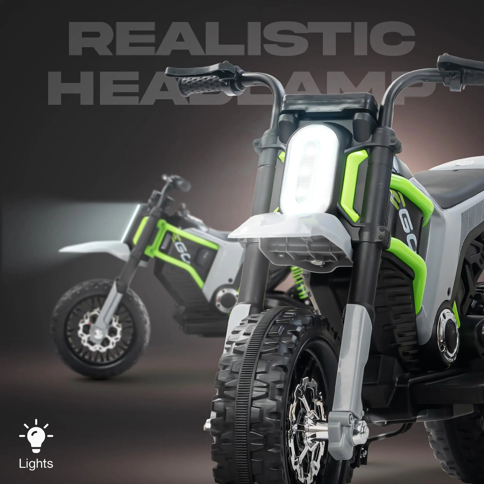 Baybee Motocross Electric Bike for Kids - Image 20