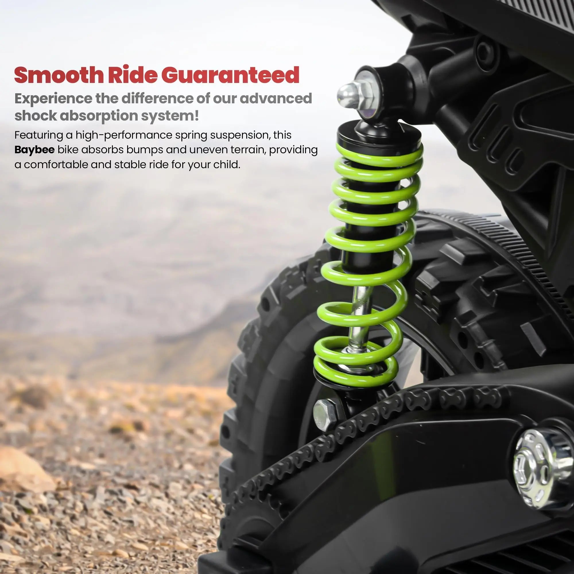 Baybee Motocross Electric Bike for Kids - Image 21