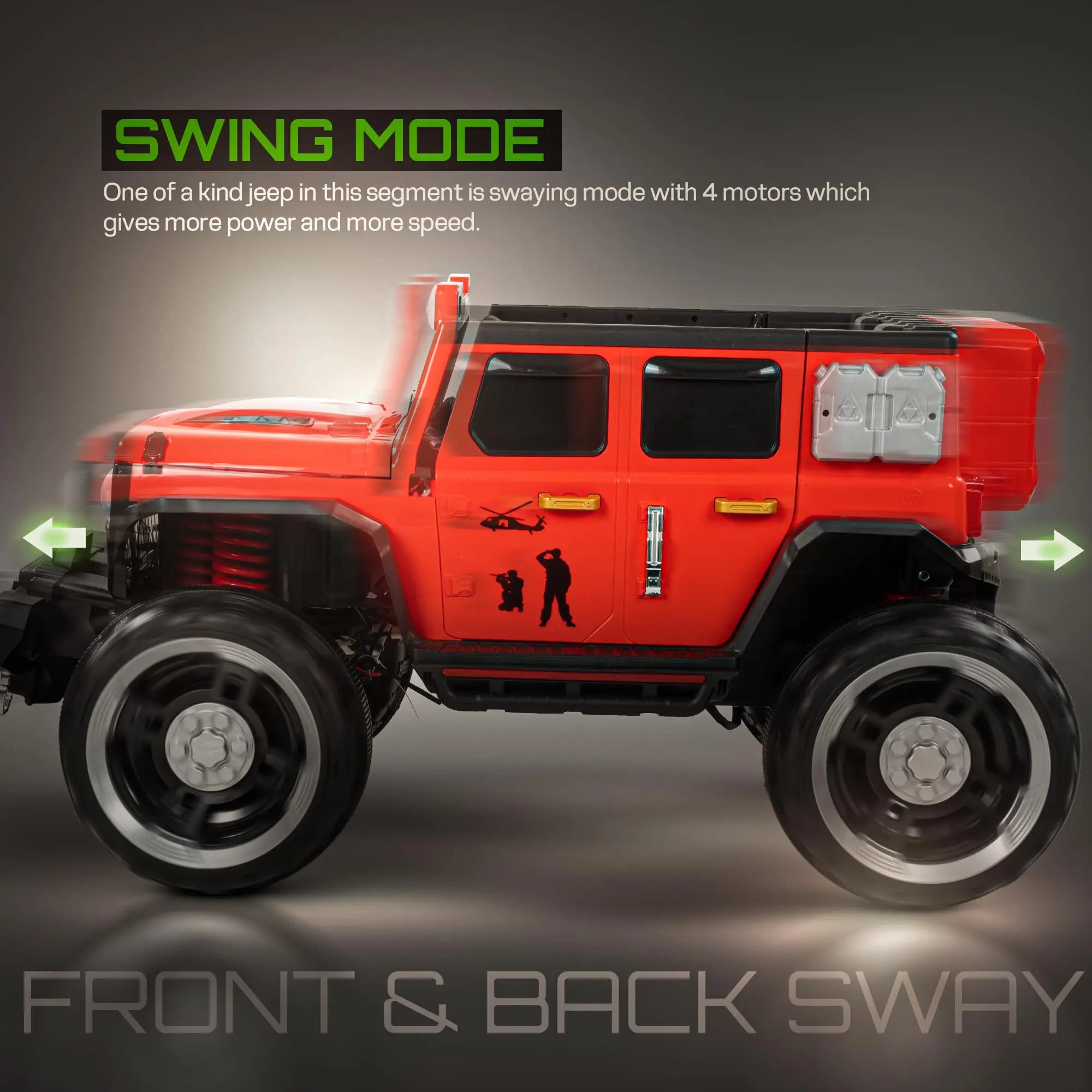 Baybee Hurricane Rechargeable Battery Operated Jeep for Kids - Image 21