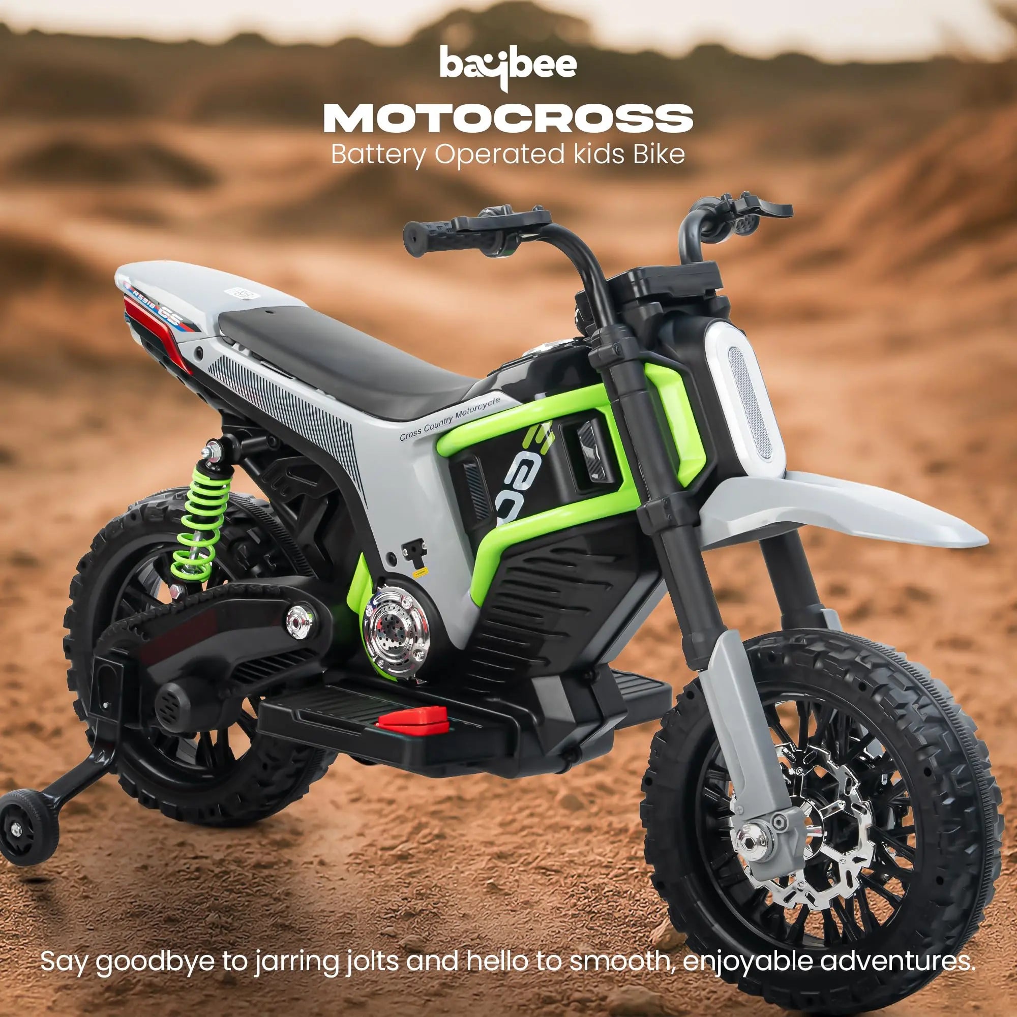 Baybee Motocross Electric Bike for Kids - Image 23