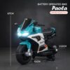 Baybee Paola Baby Battery Operated Bike for Kids with Hand Accelerator & Music - Thumbnail Image 23