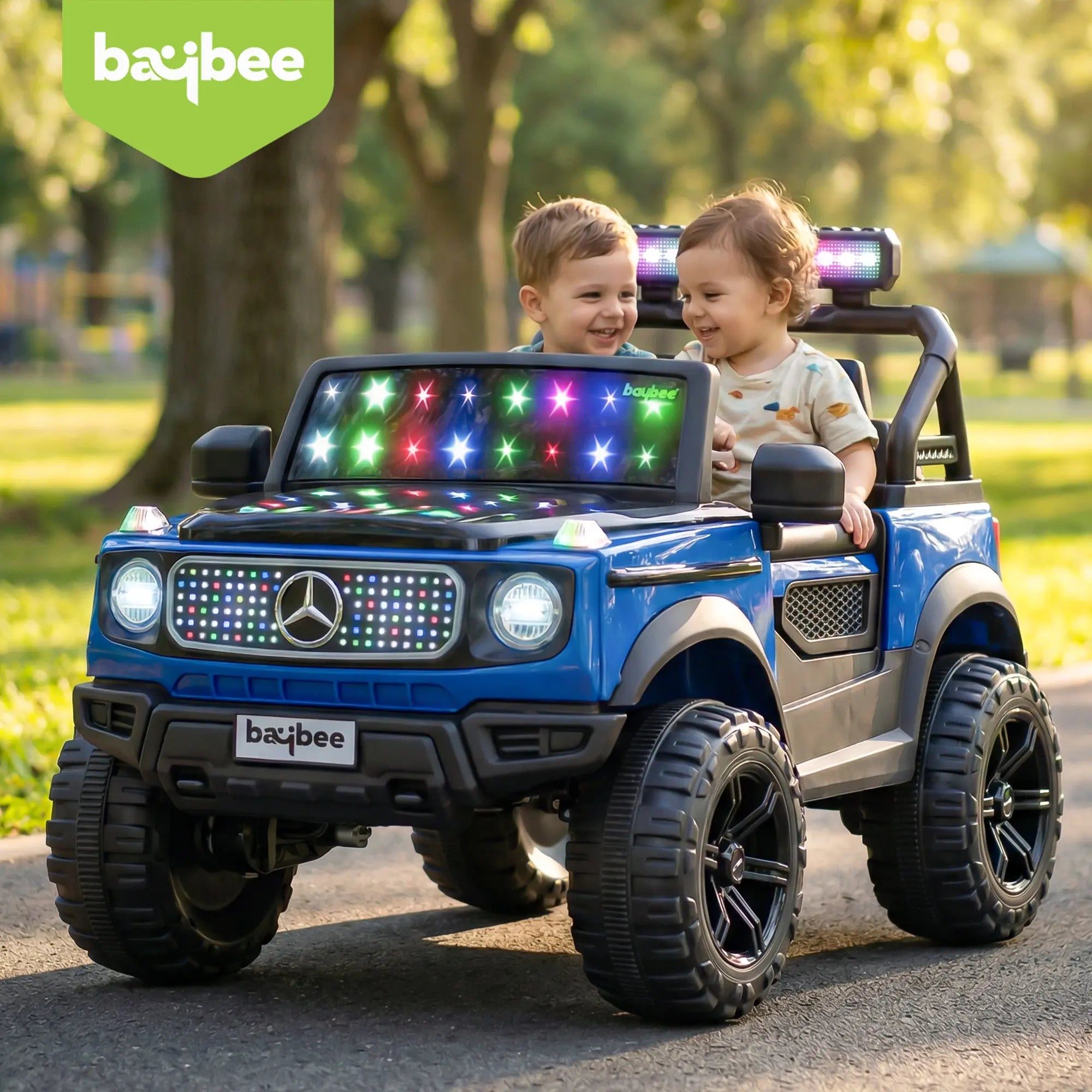 Baybee Benzie 4×4 Battery Operated Jeep for Kids, Ride on Toy Kid Car - Image 24