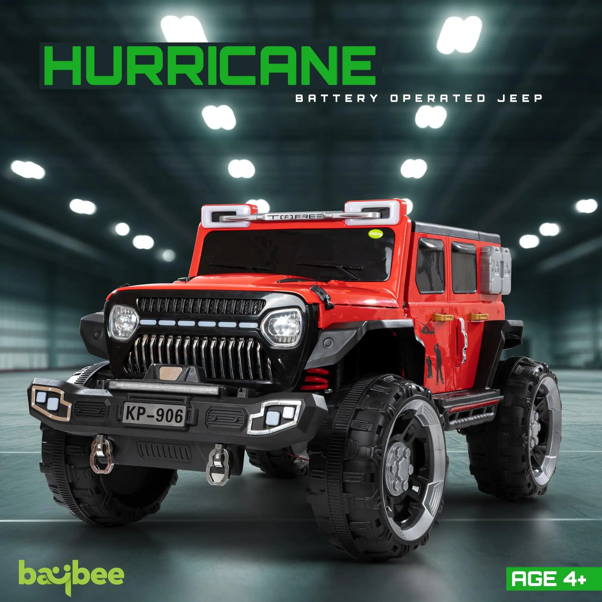 Baybee Hurricane Rechargeable Battery Operated Jeep for Kids - Image 24