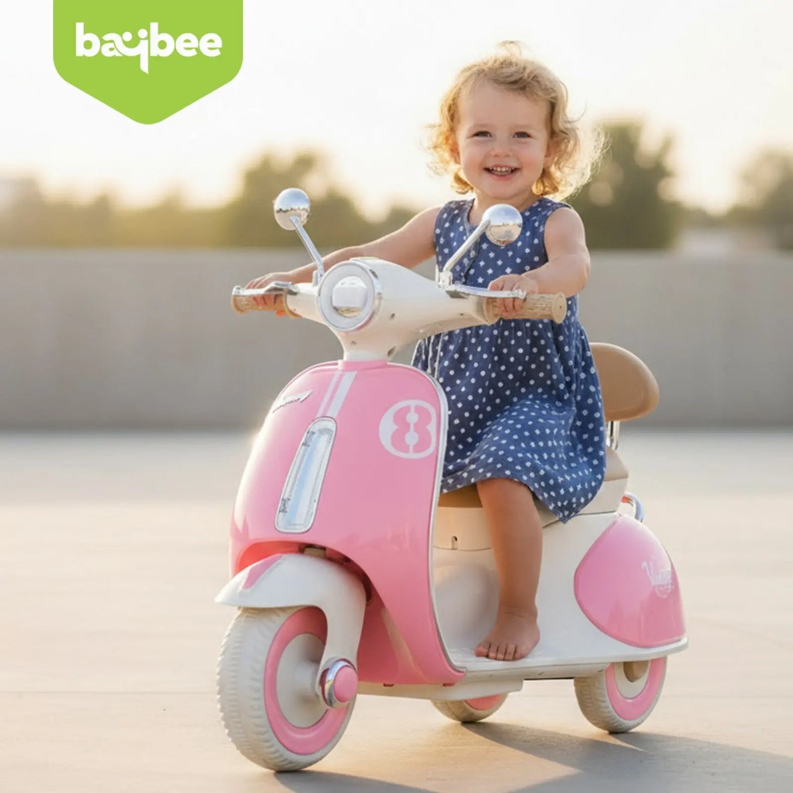 Baybee Vintage Battery Operated Bike for Kids - Image 24