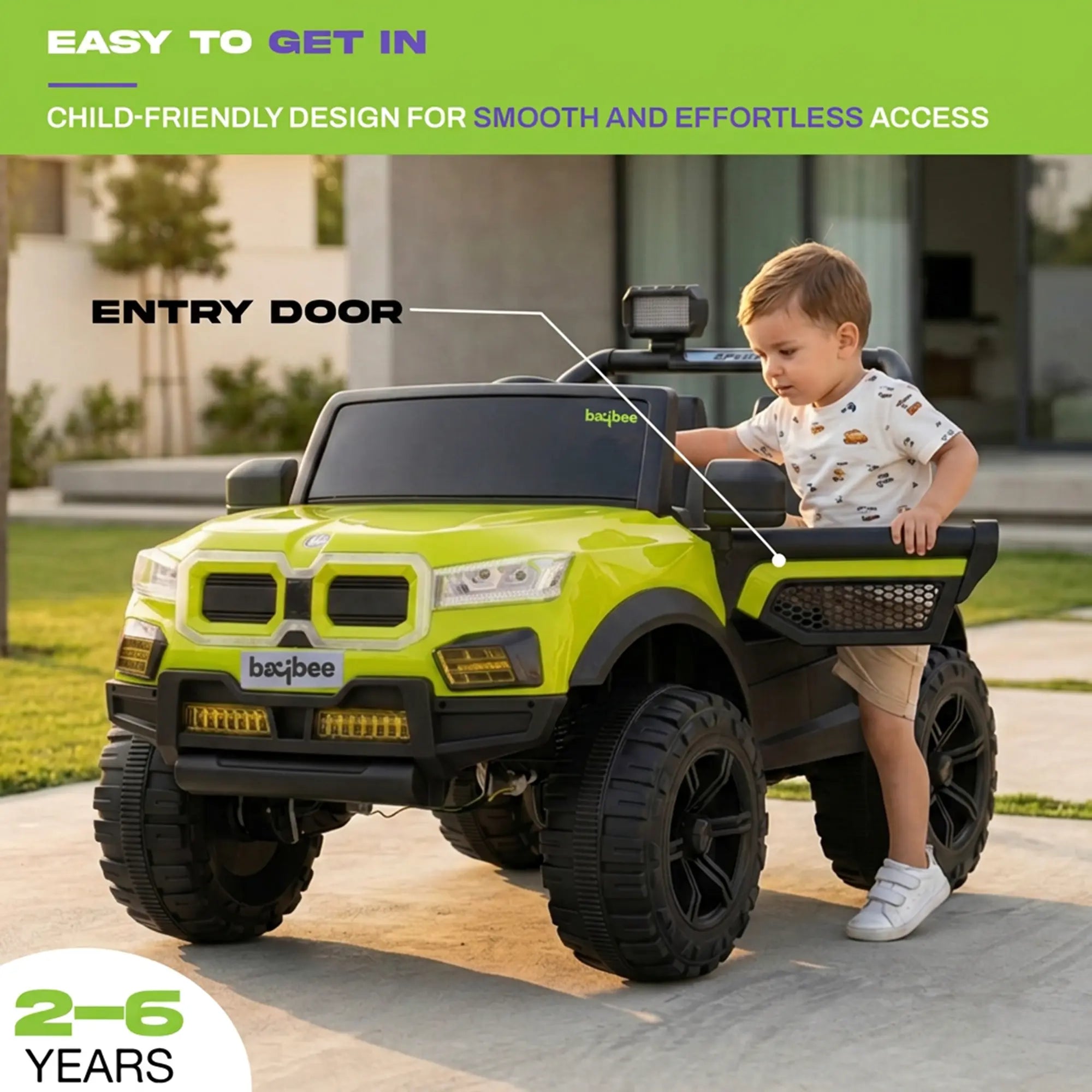 Baybee Bumpy 4×4 Battery Operated Jeep for Kids - Image 25