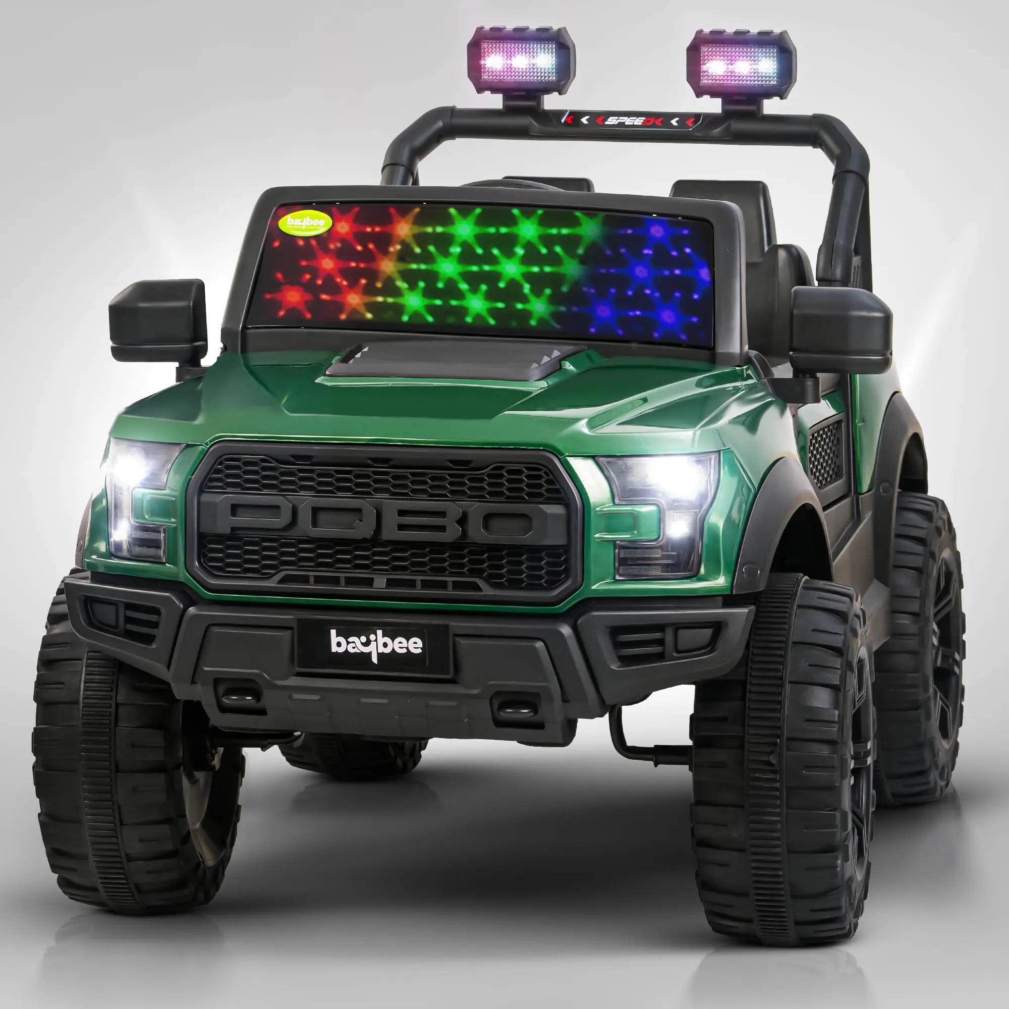 Baybee Bronco Battery Operated Jeep for Kids RGB Windshield Light & Music - Image 25
