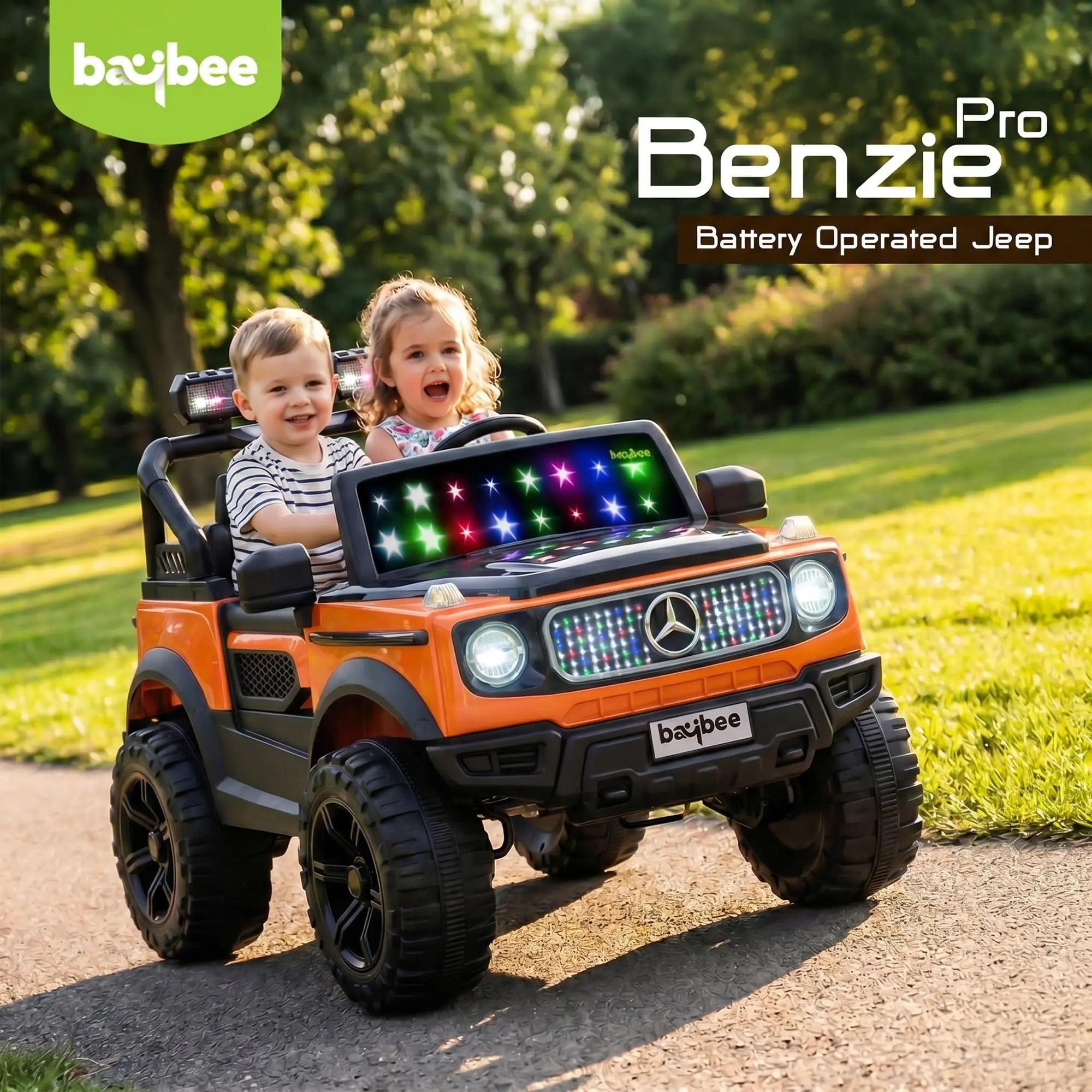 Baybee Benzie 4×4 Battery Operated Jeep for Kids, Ride on Toy Kid Car - Image 26
