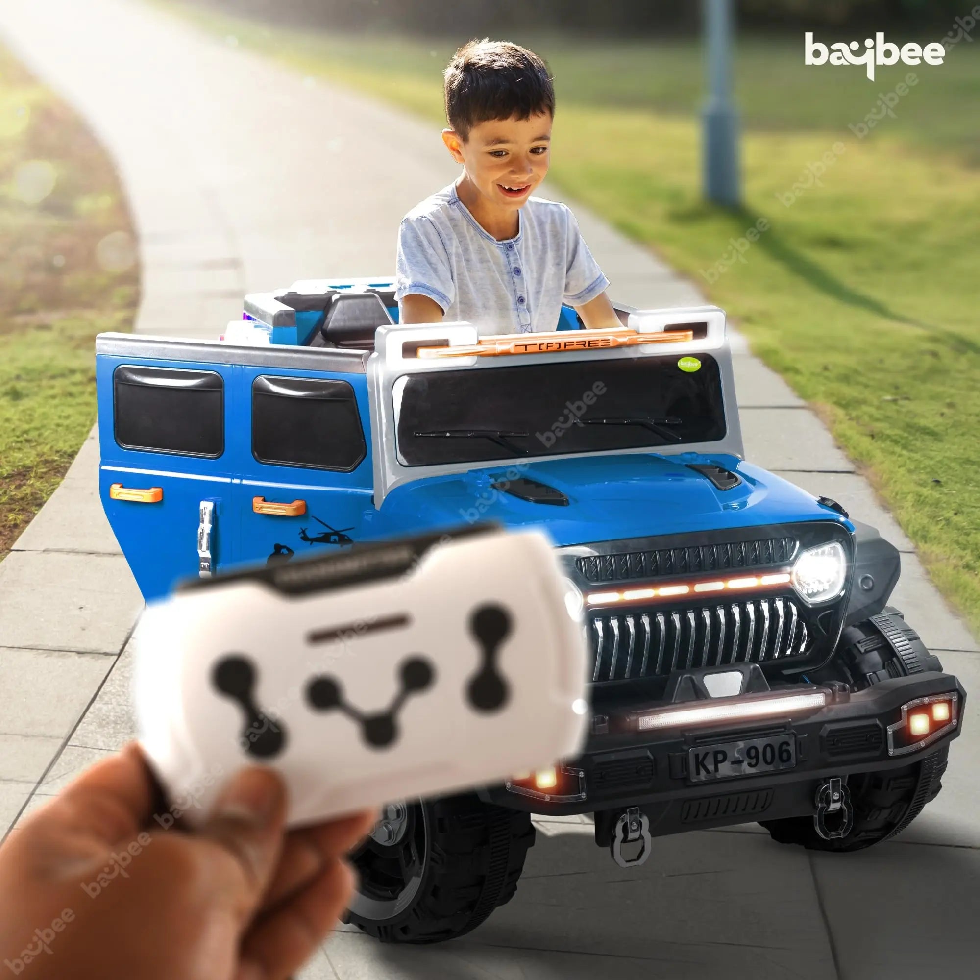Baybee Hurricane Rechargeable Battery Operated Jeep for Kids - Image 26