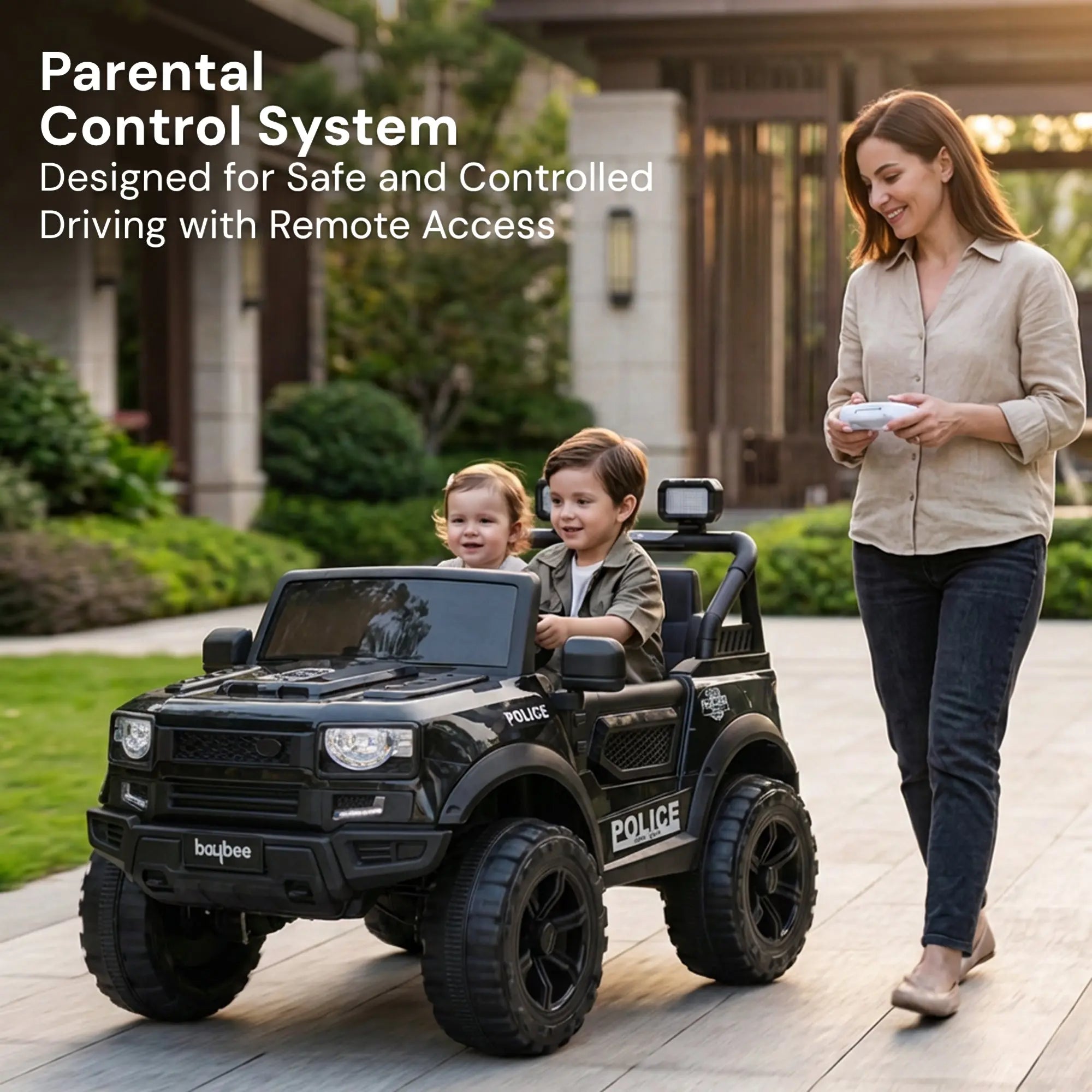 Baybee Rover Pro 4×4 Battery Operated Jeep for Kids, Ride on Toy Car (Painted) - Image 27