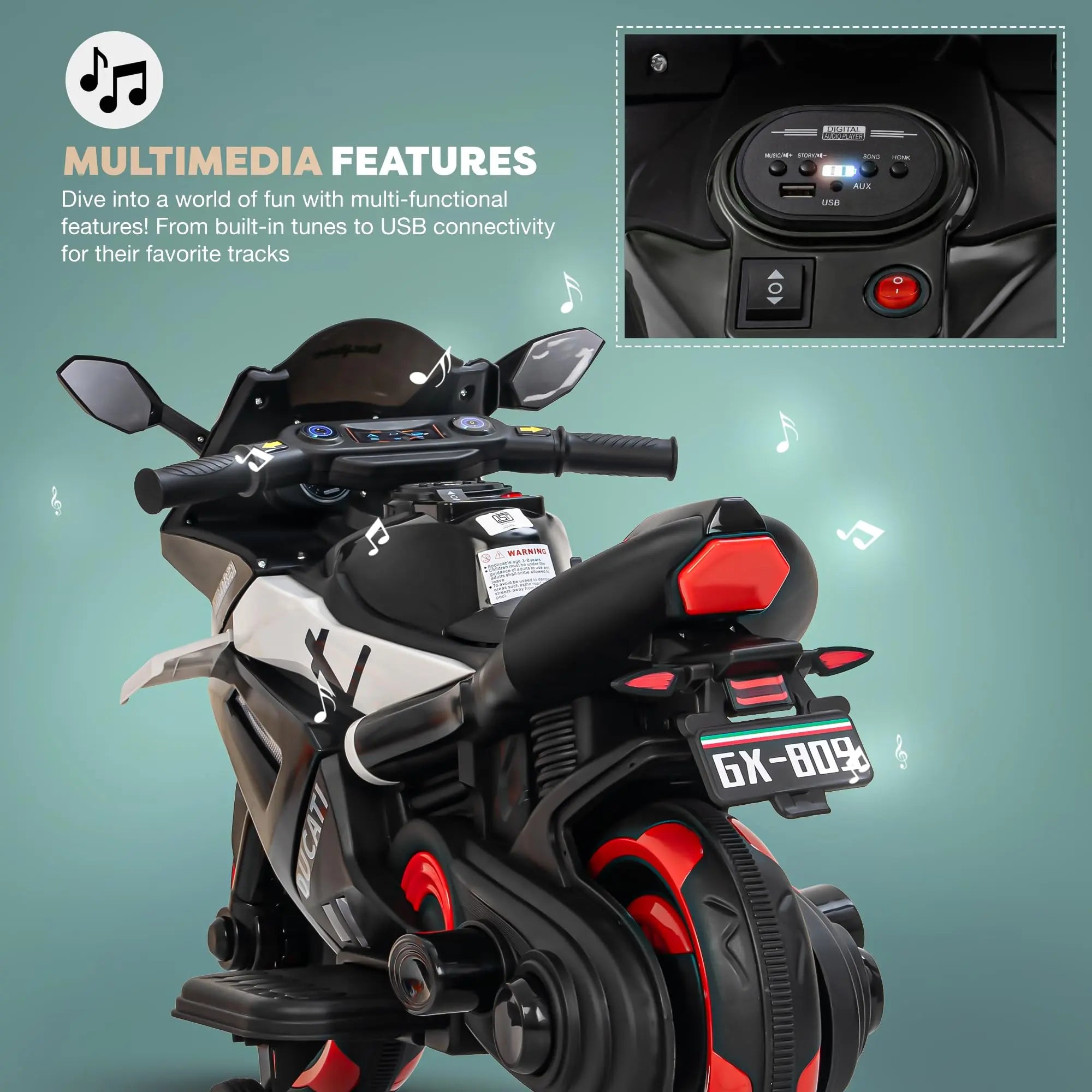 Baybee Baby Battery Operated Bike for Kids - Image 27
