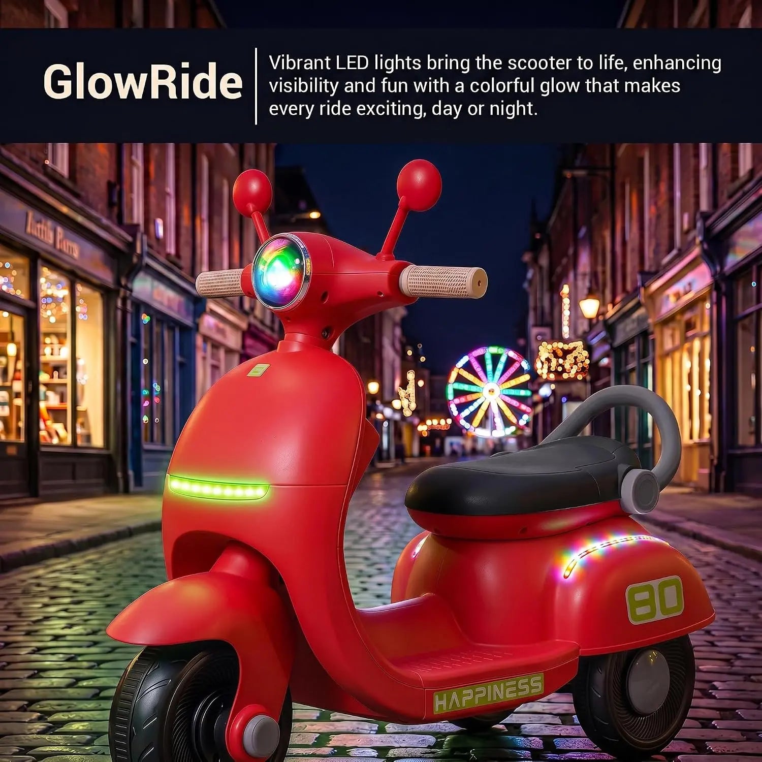 Baybee Elixo Baby Electric Scooter for Kids - Image 27