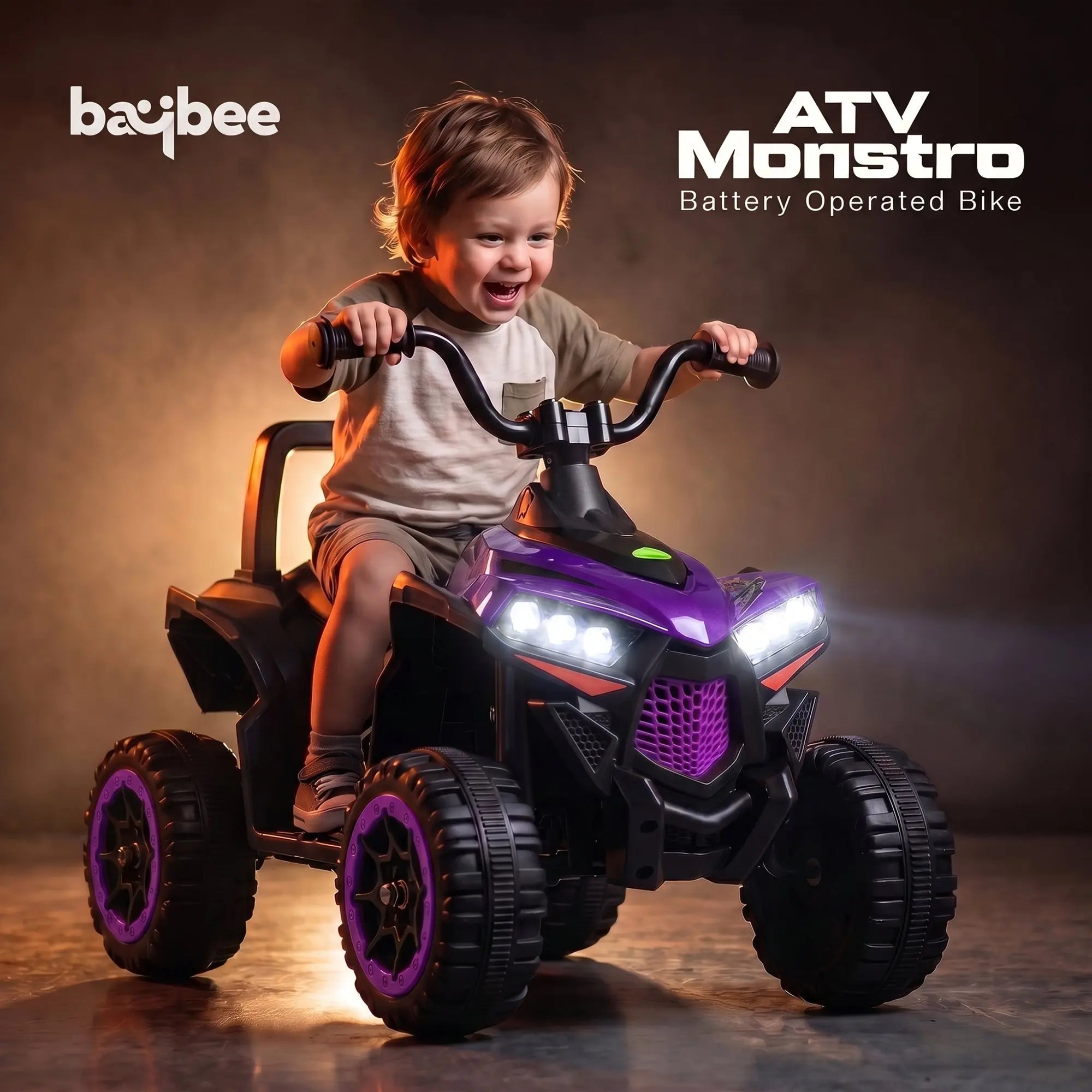 Baybee Monster ATV Rechargeable Battery Operated Electric Kids Bike - Image 27