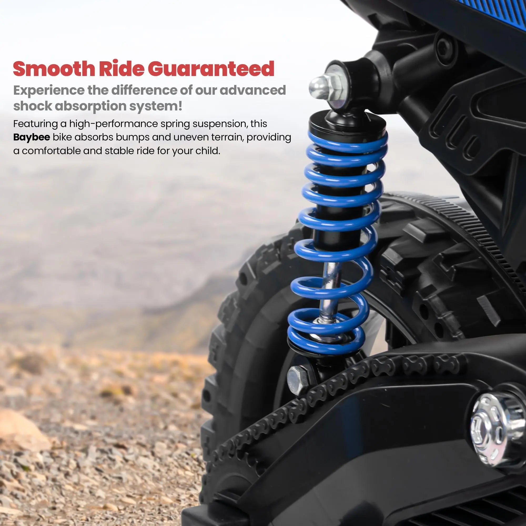 Baybee Motocross Electric Bike for Kids - Image 28