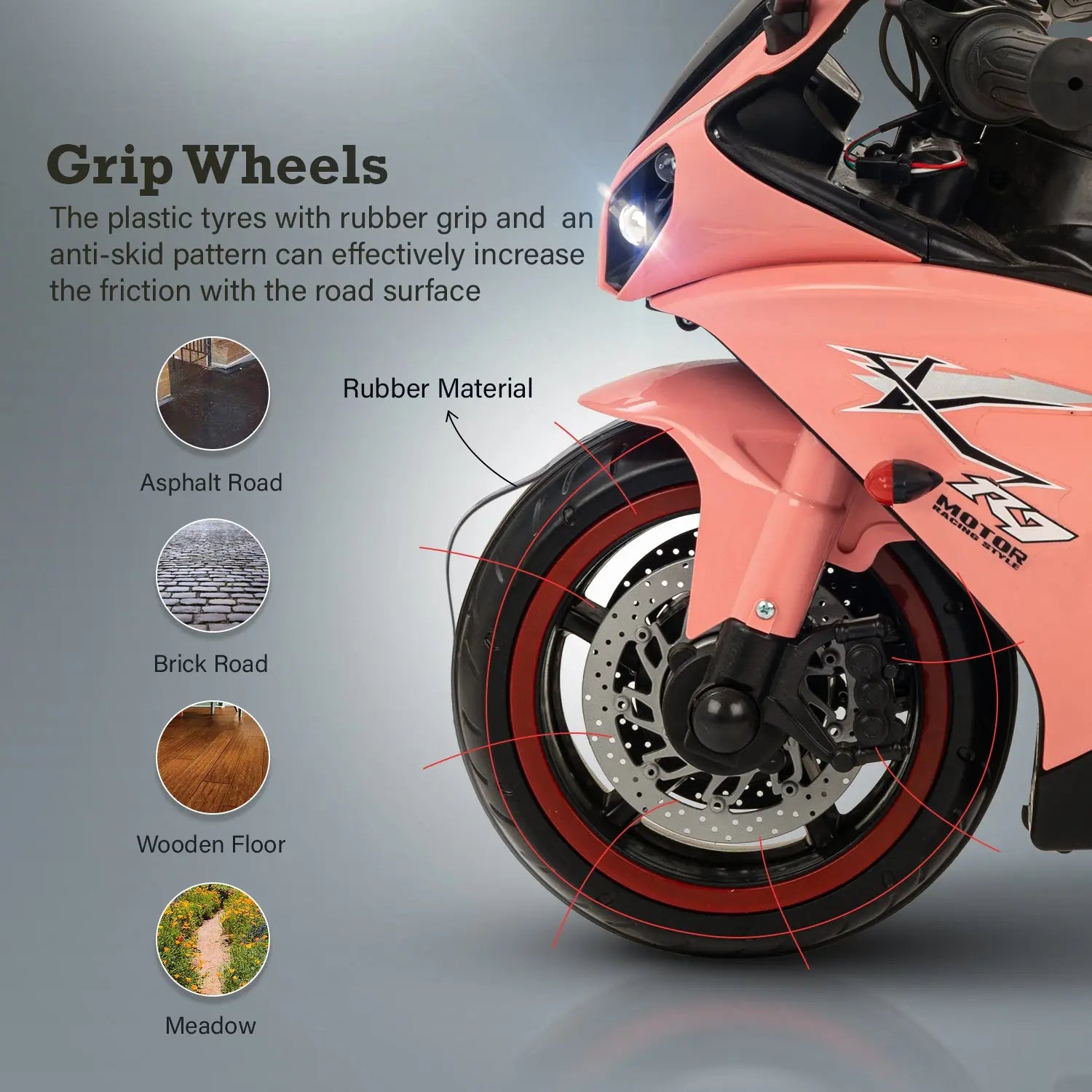Baybee R7 Rechargeable Battery Operated Bike for Kids - Image 28