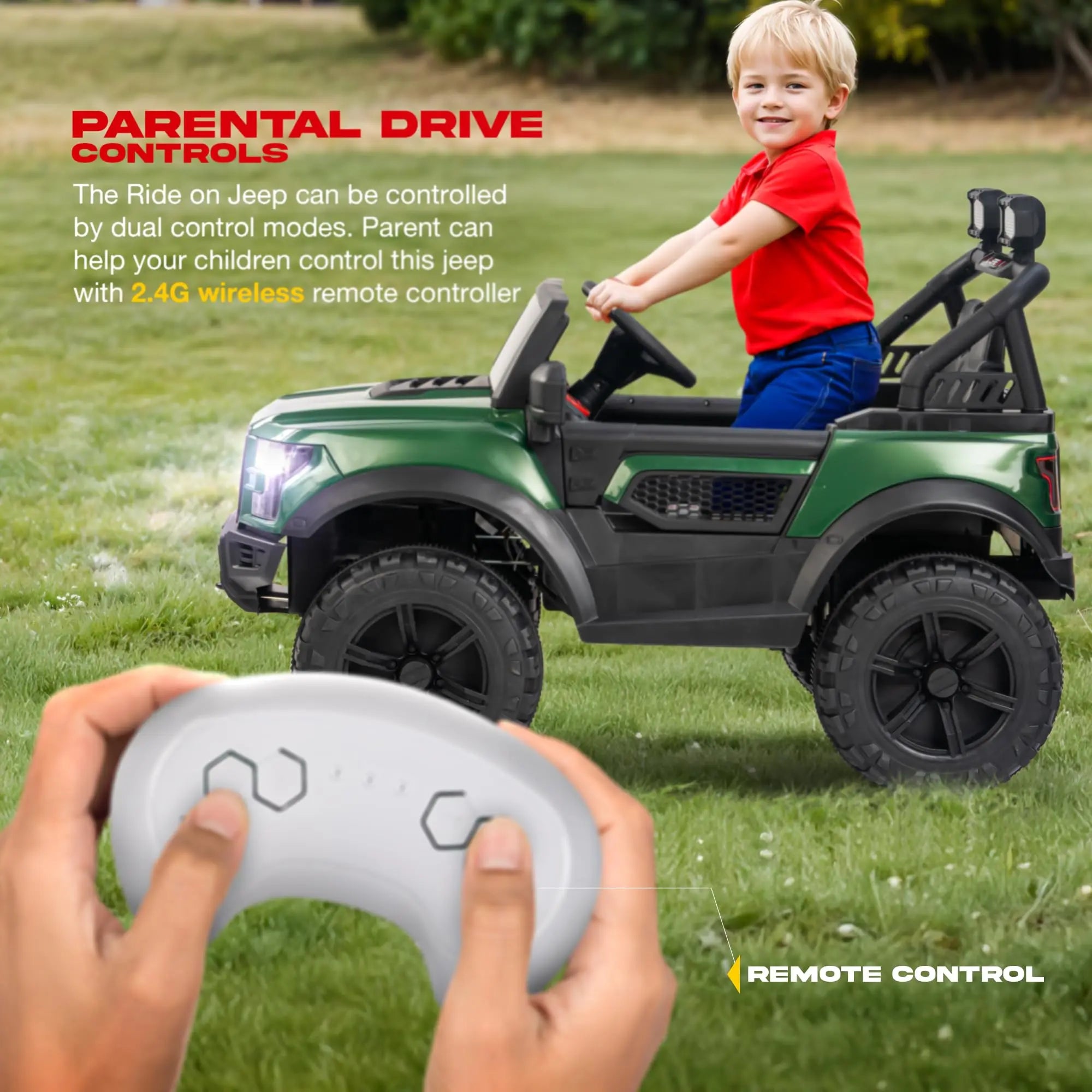 Baybee Bronco Battery Operated Jeep for Kids RGB Windshield Light & Music - Image 29