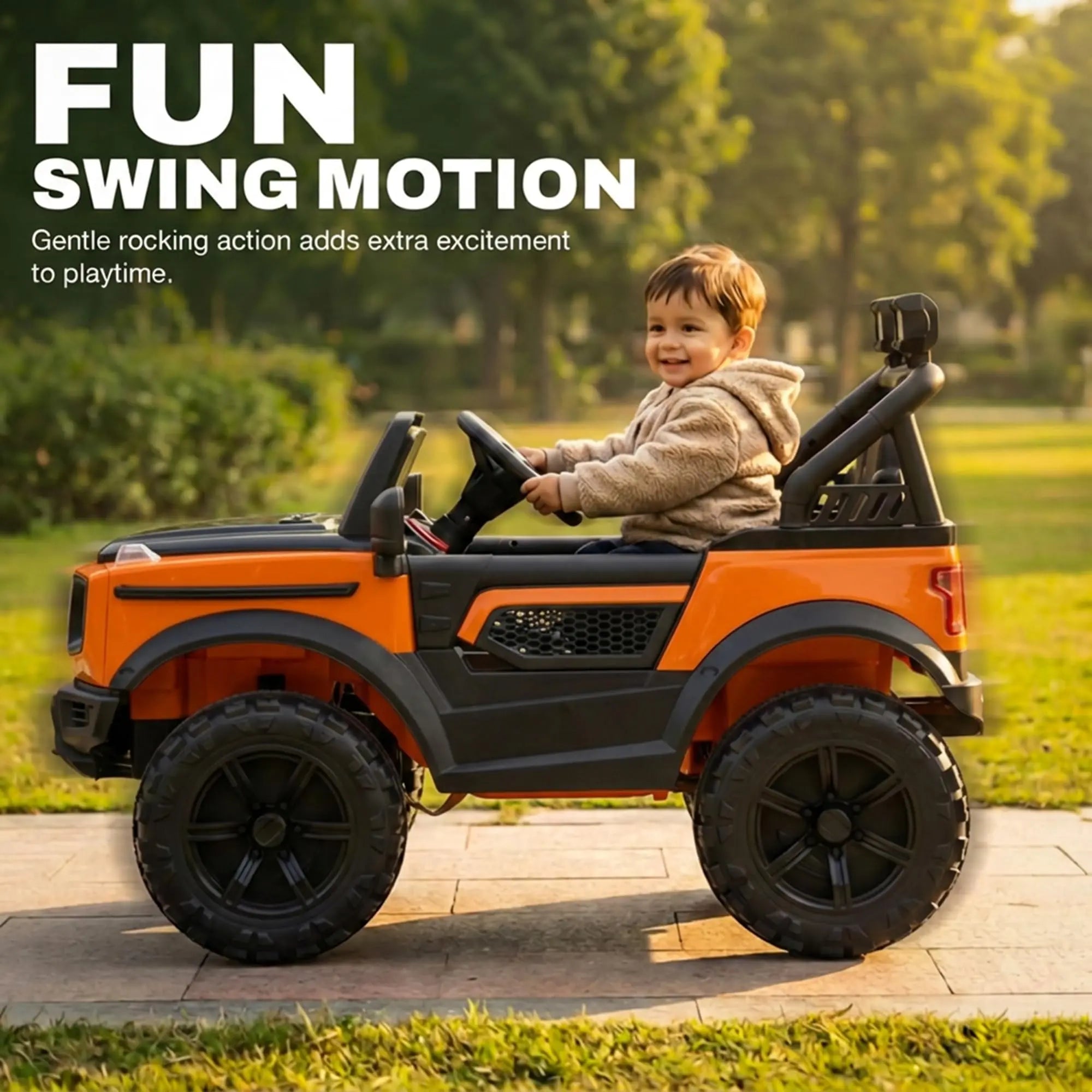 Baybee Benzie 4×4 Battery Operated Jeep for Kids, Ride on Toy Kid Car - Image 29