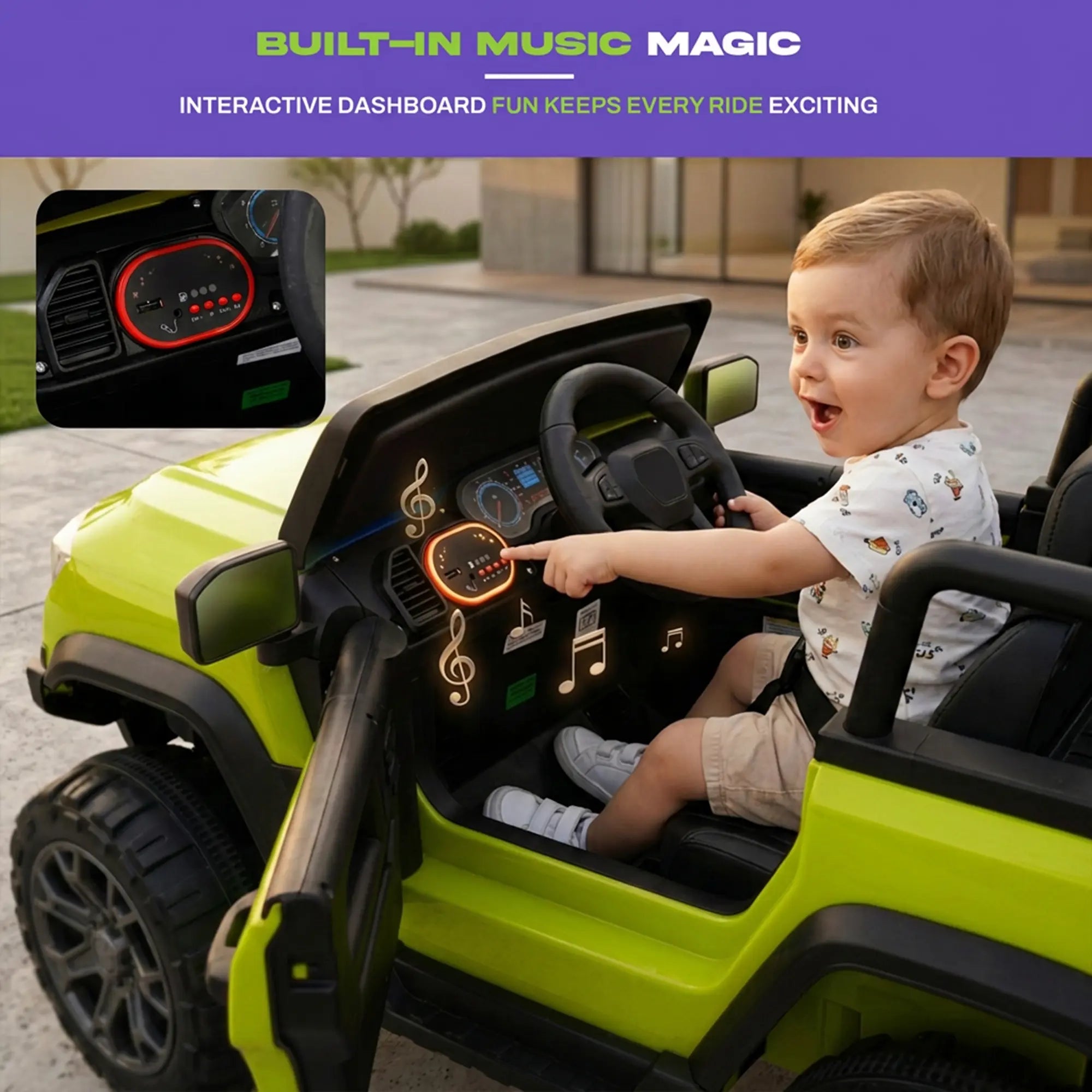 Baybee Bumpy 4×4 Battery Operated Jeep for Kids - Image 30