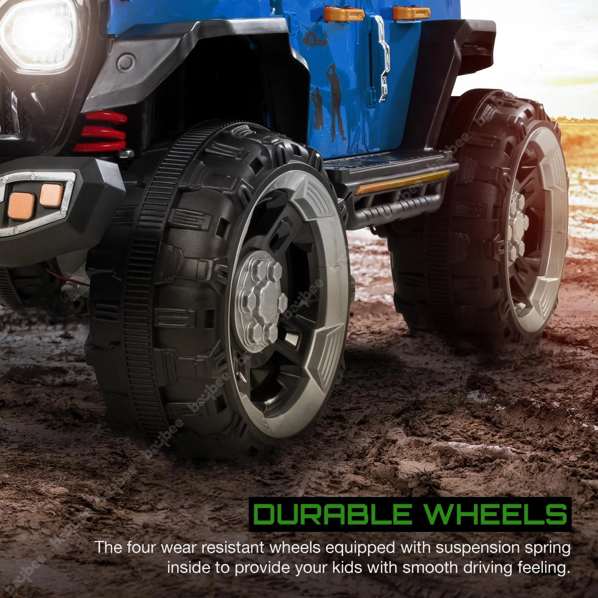 Baybee Hurricane Rechargeable Battery Operated Jeep for Kids - Image 30