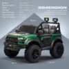 Baybee Bronco Battery Operated Jeep for Kids RGB Windshield Light & Music - Thumbnail Image 31