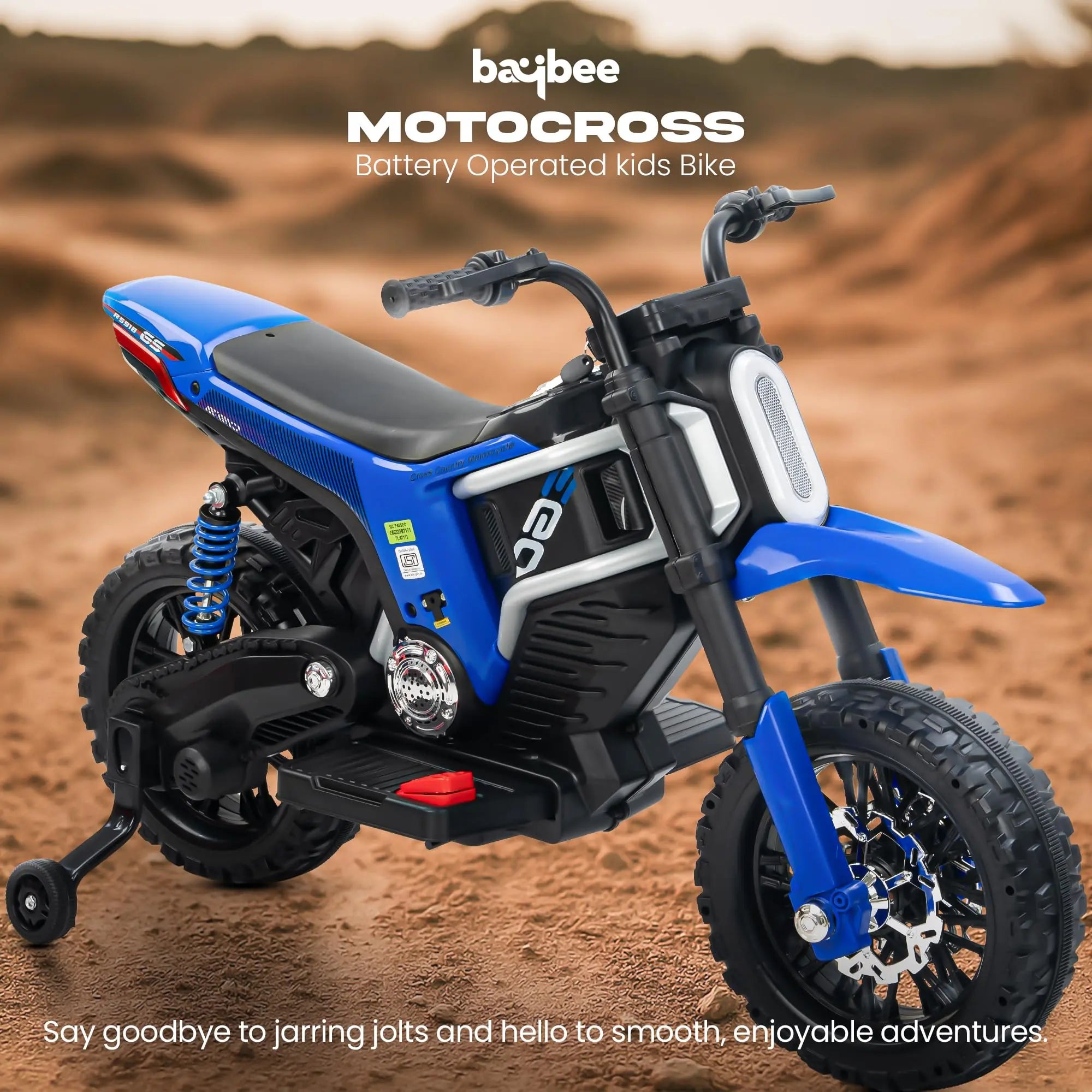 Baybee Motocross Electric Bike for Kids - Image 32