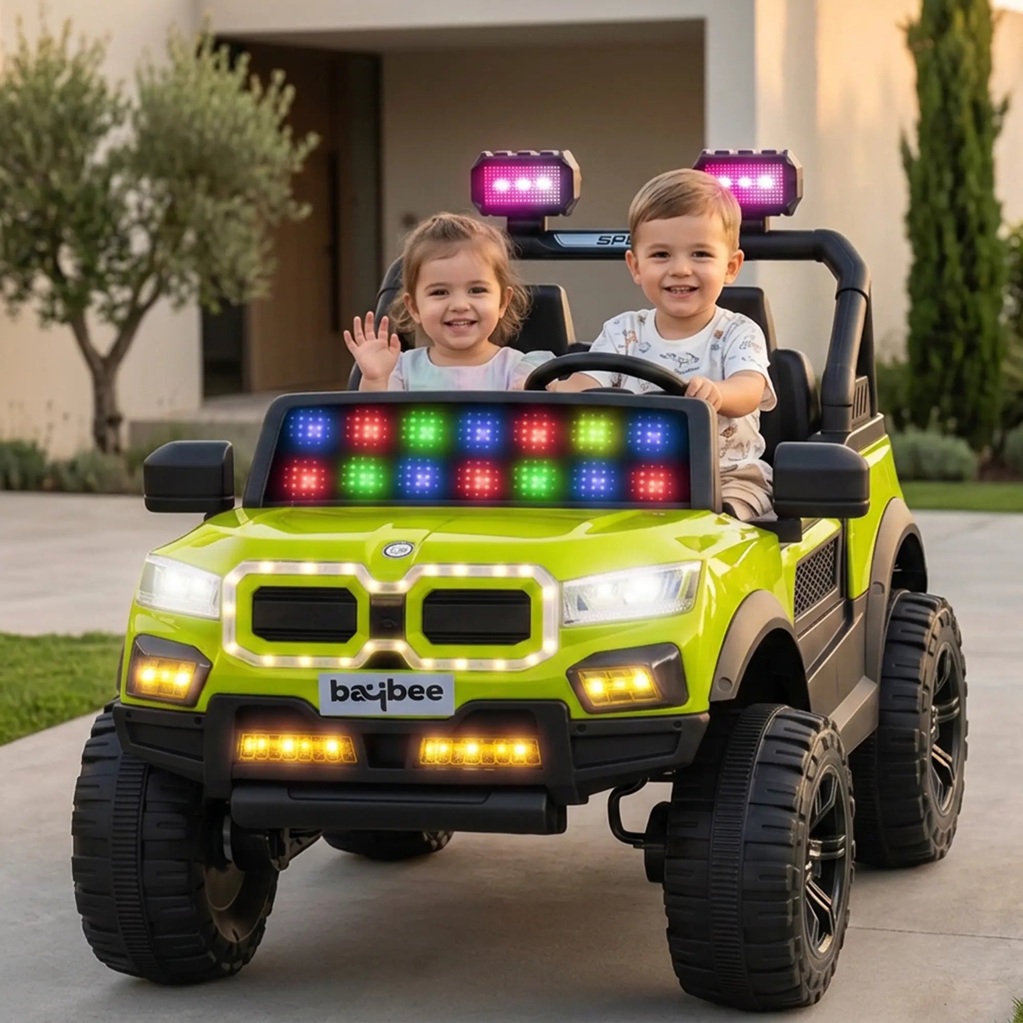 Baybee Bumpy 4×4 Battery Operated Jeep for Kids - Image 32