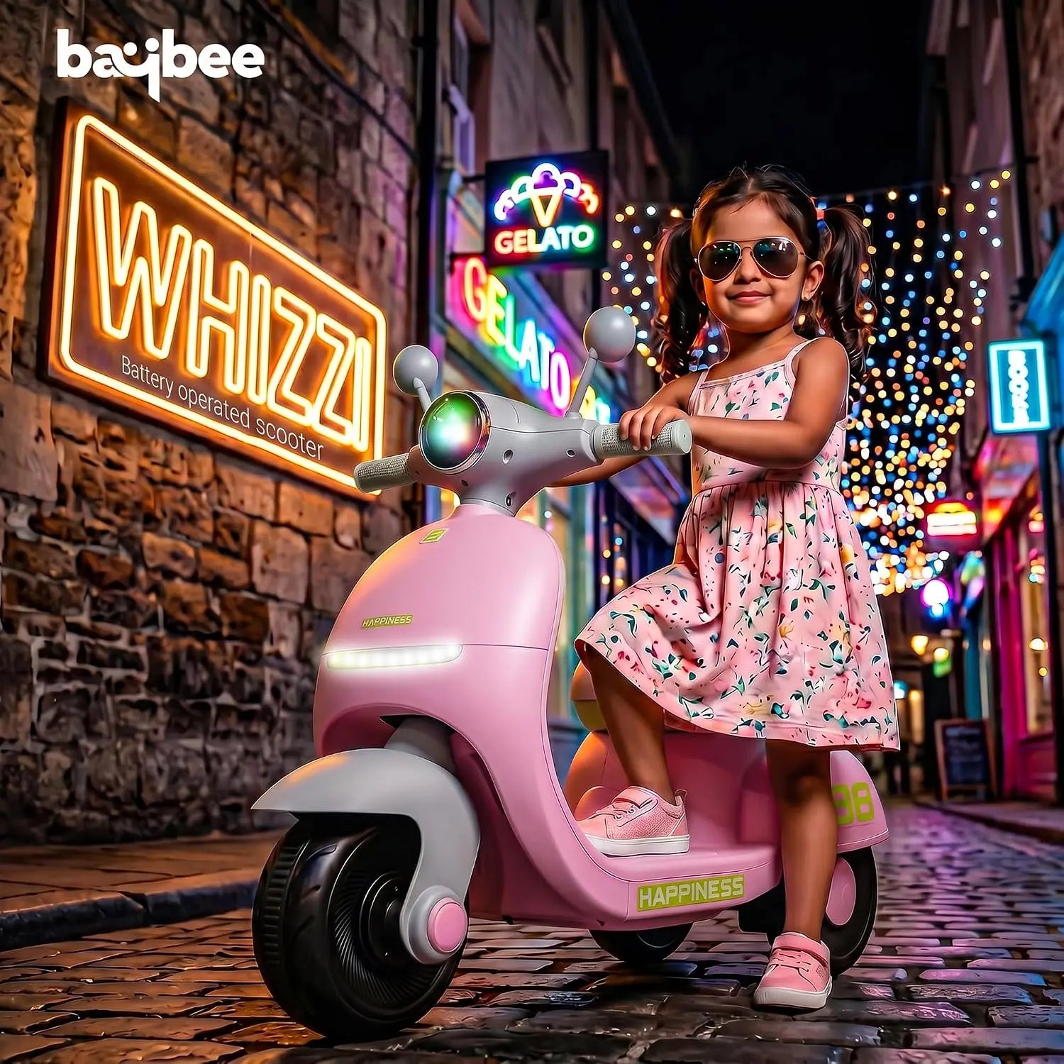 Baybee Elixo Baby Electric Scooter for Kids - Image 34