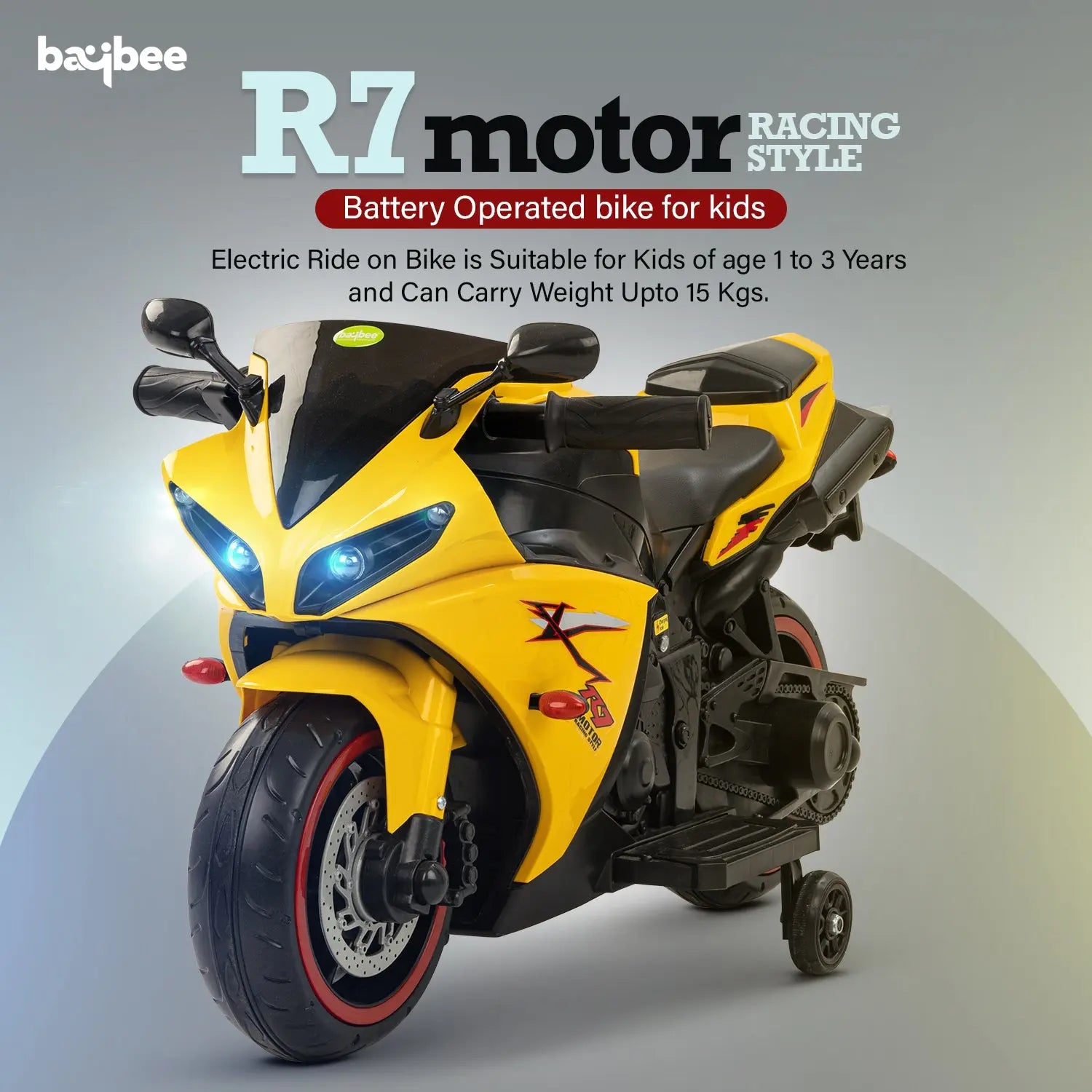 Baybee R7 Rechargeable Battery Operated Bike for Kids - Image 34