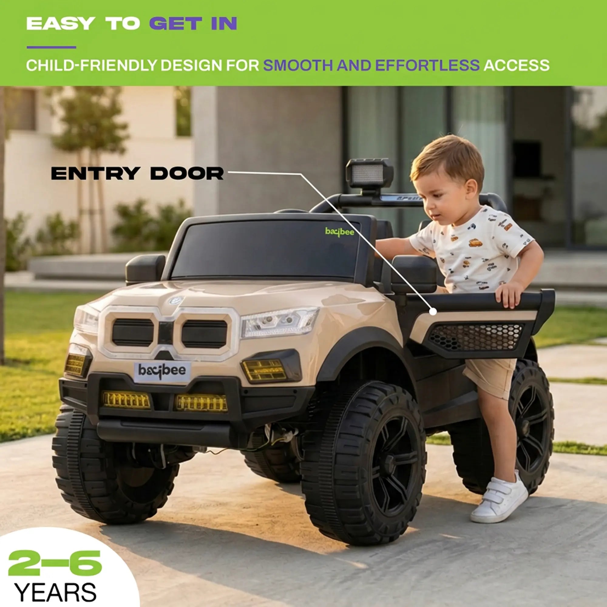 Baybee Bumpy 4×4 Battery Operated Jeep for Kids - Image 34