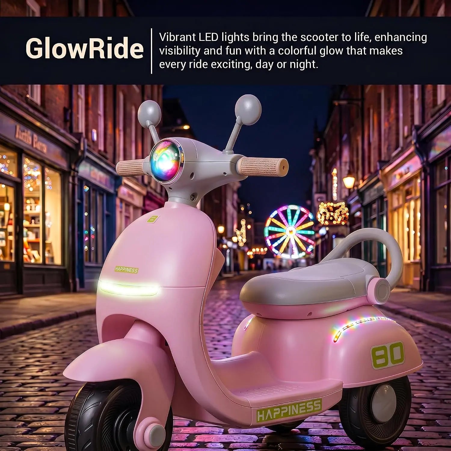 Baybee Elixo Baby Electric Scooter for Kids - Image 35