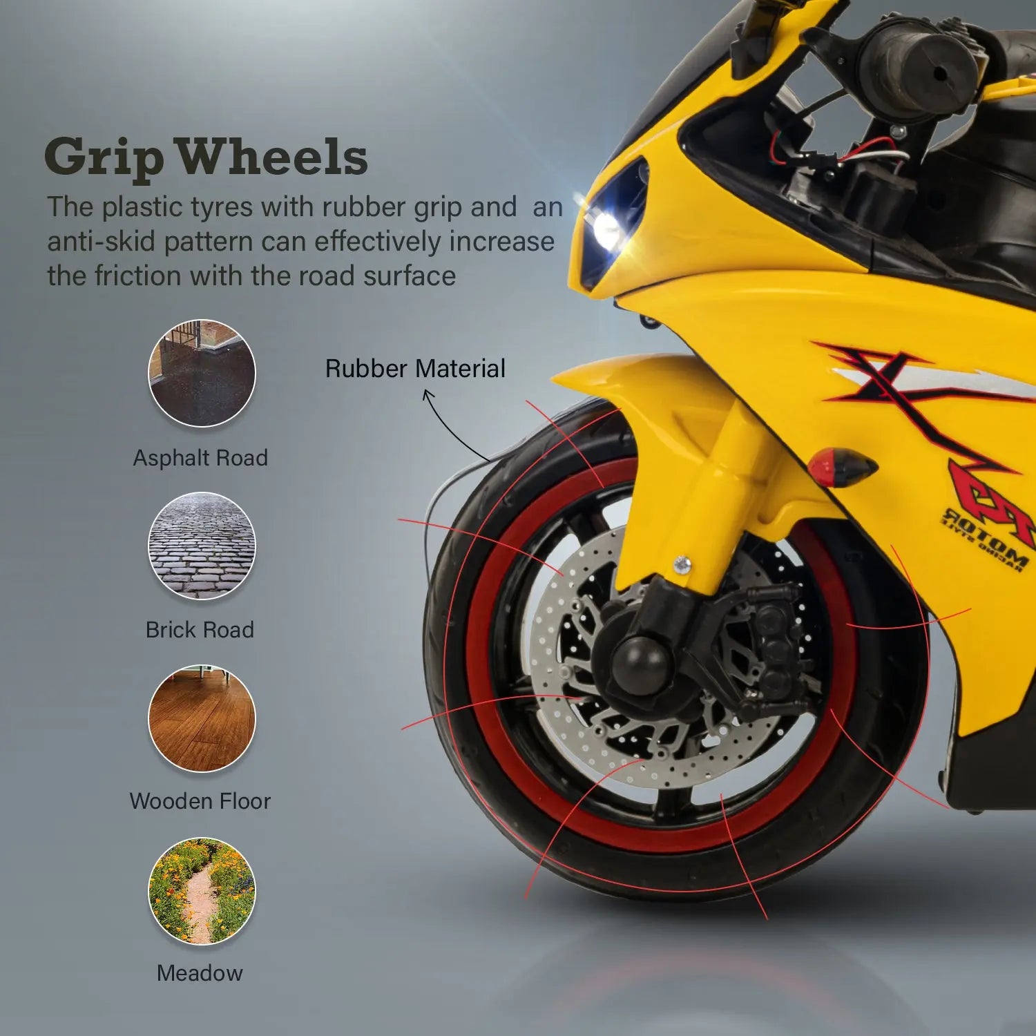 Baybee R7 Rechargeable Battery Operated Bike for Kids - Image 36