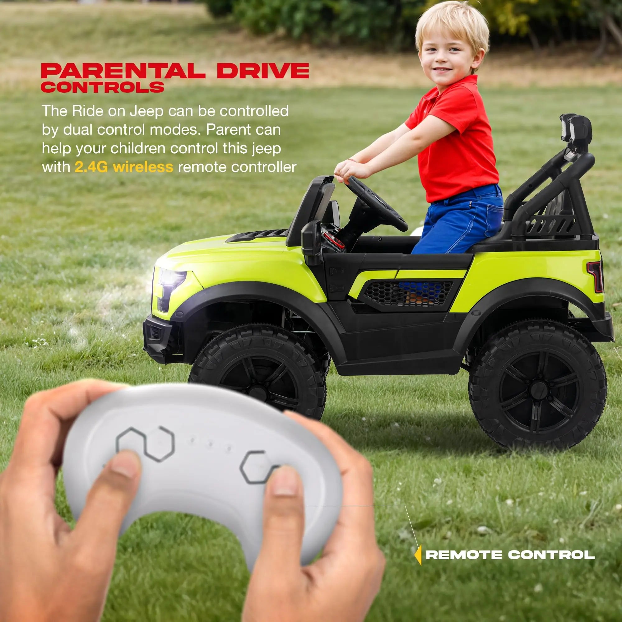 Baybee Bronco Battery Operated Jeep for Kids RGB Windshield Light & Music - Image 37
