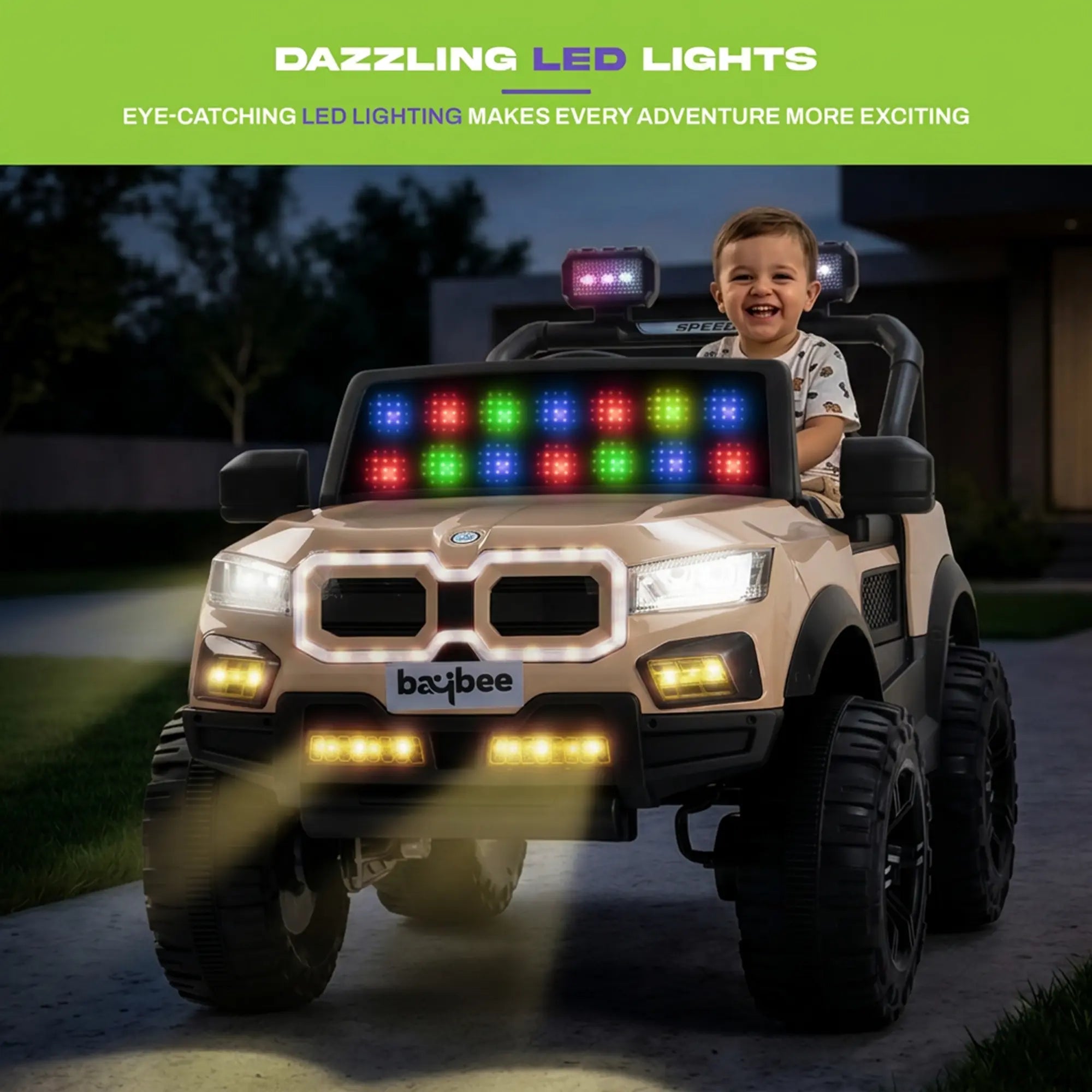 Baybee Bumpy 4×4 Battery Operated Jeep for Kids - Image 38