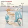 Baybee Vintage Battery Operated Bike for Kids - Thumbnail Image 39