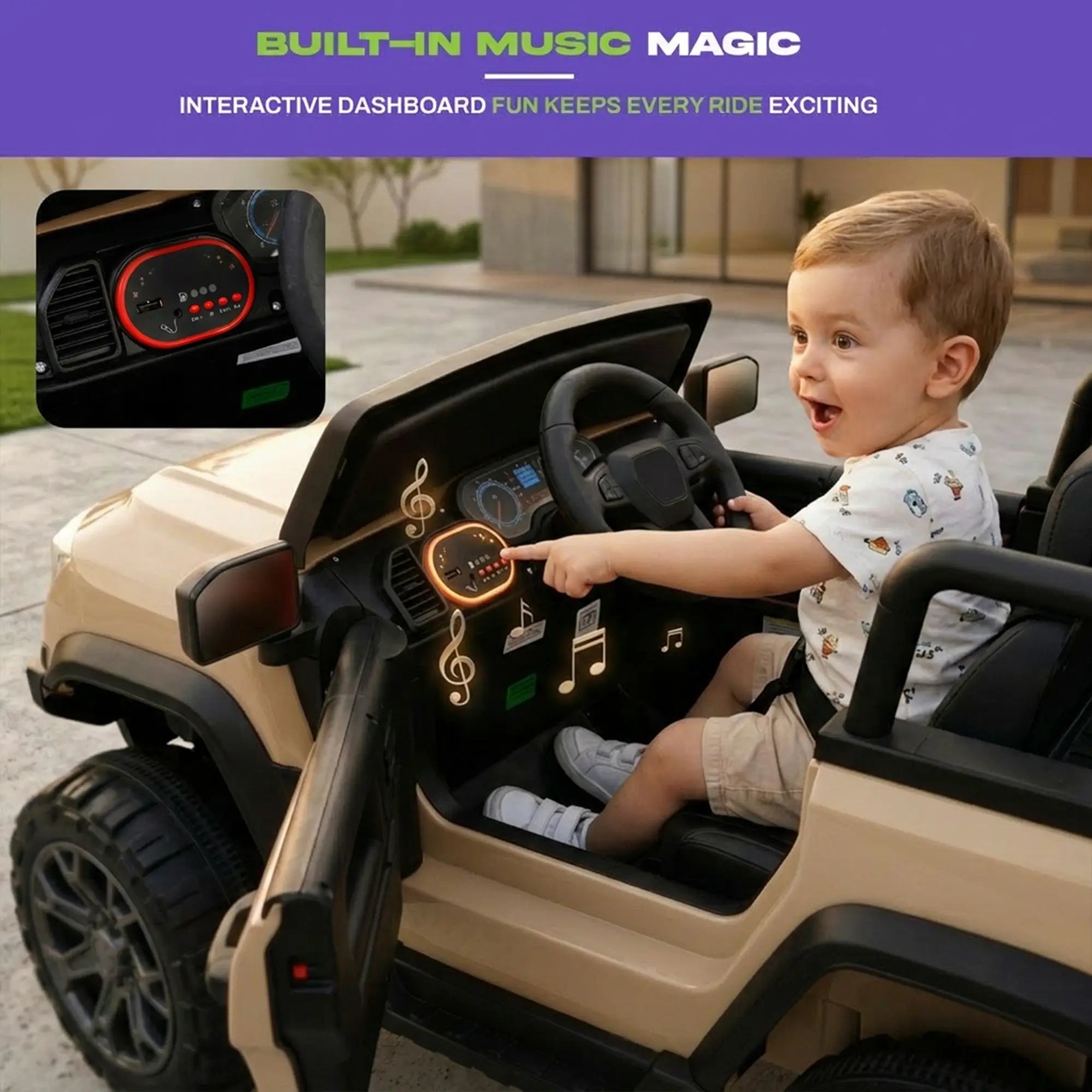 Baybee Bumpy 4×4 Battery Operated Jeep for Kids - Image 39