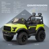 Baybee Bronco Battery Operated Jeep for Kids RGB Windshield Light & Music - Thumbnail Image 39