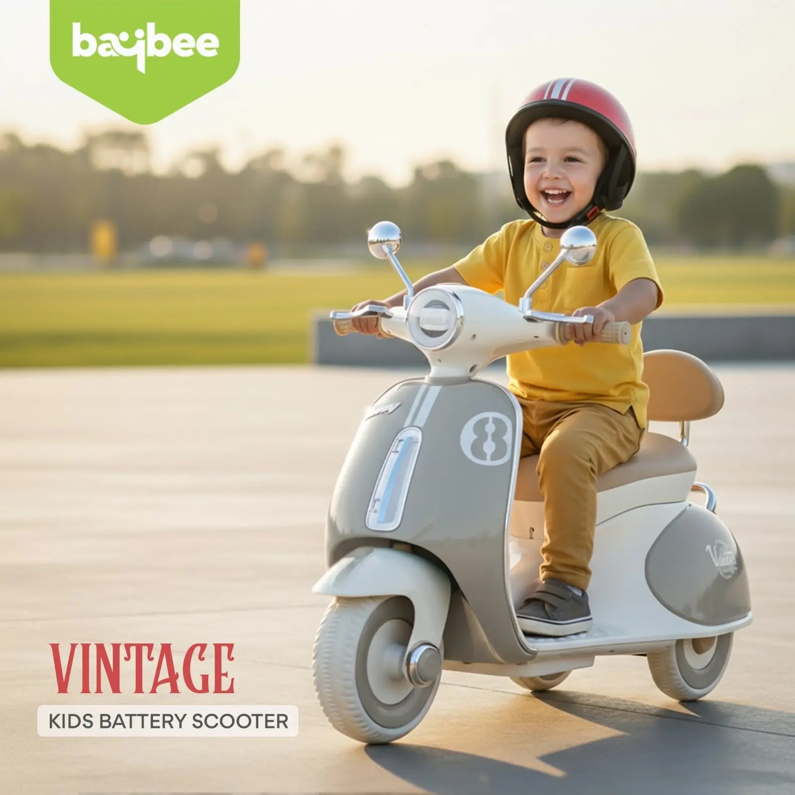 Baybee Vintage Battery Operated Bike for Kids - Image 42