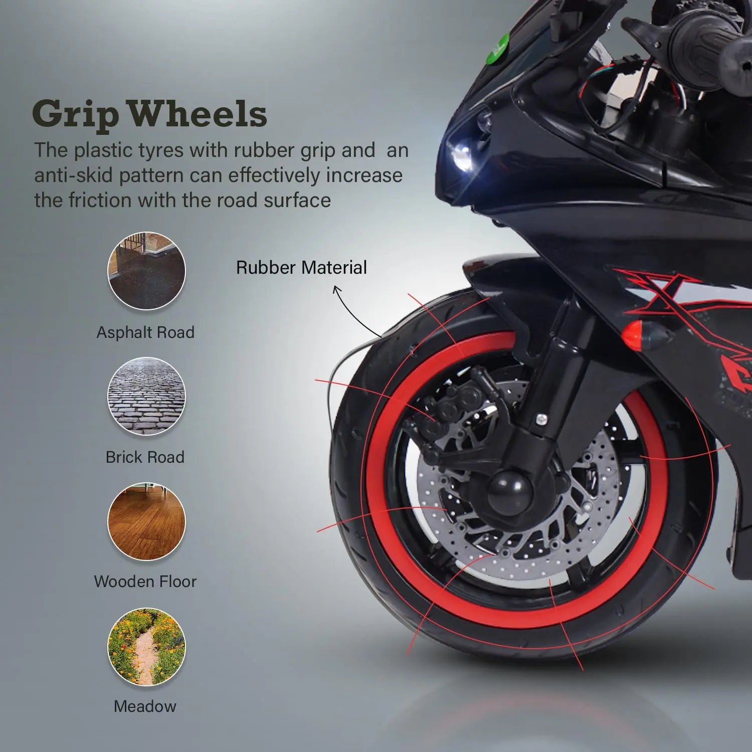 Baybee R7 Rechargeable Battery Operated Bike for Kids - Image 45
