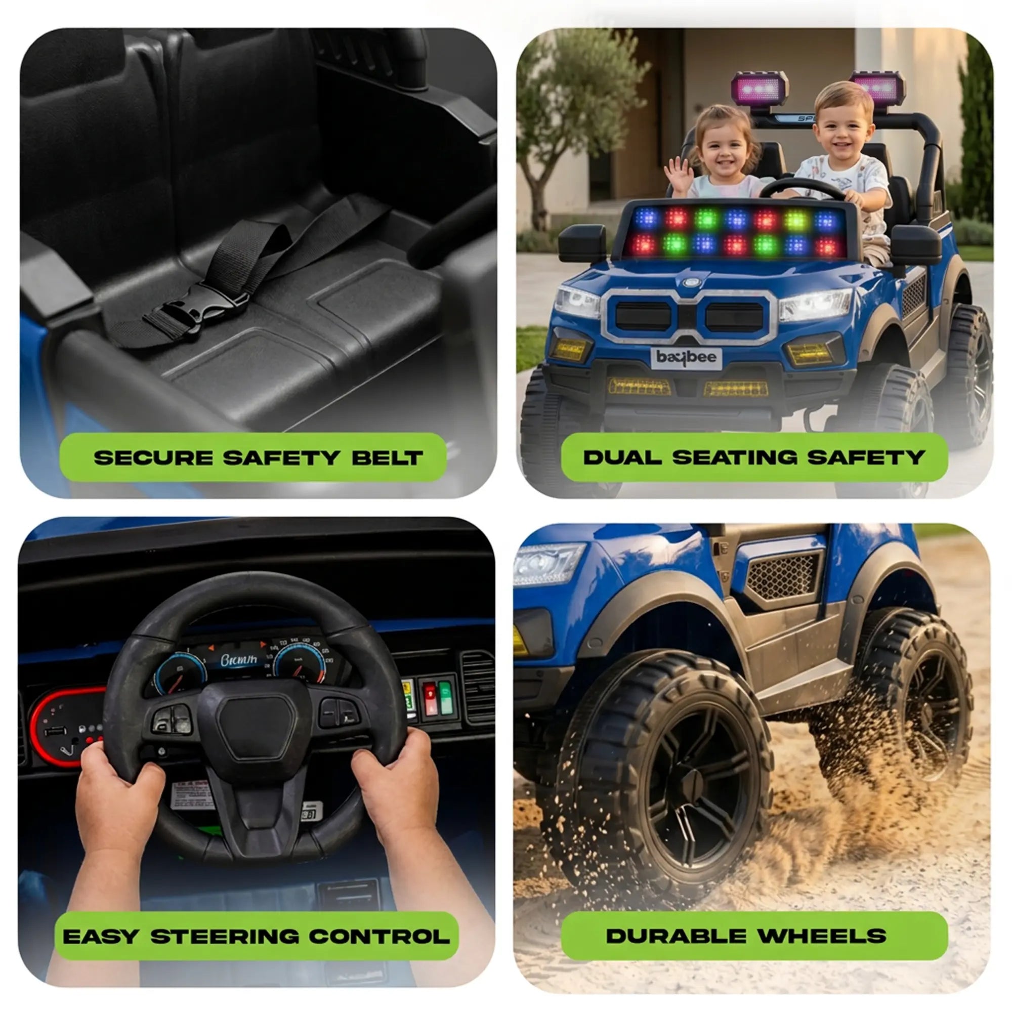 Baybee Bumpy 4×4 Battery Operated Jeep for Kids - Image 46