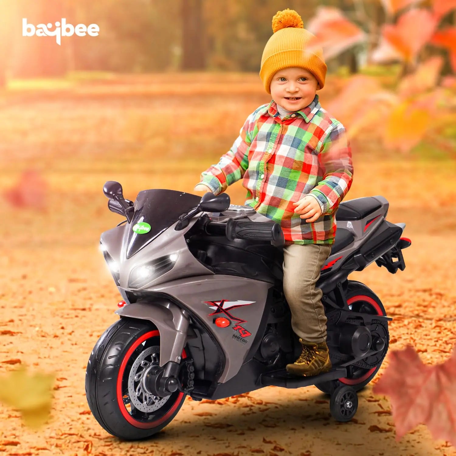 Baybee R7 Rechargeable Battery Operated Bike for Kids - Image 48