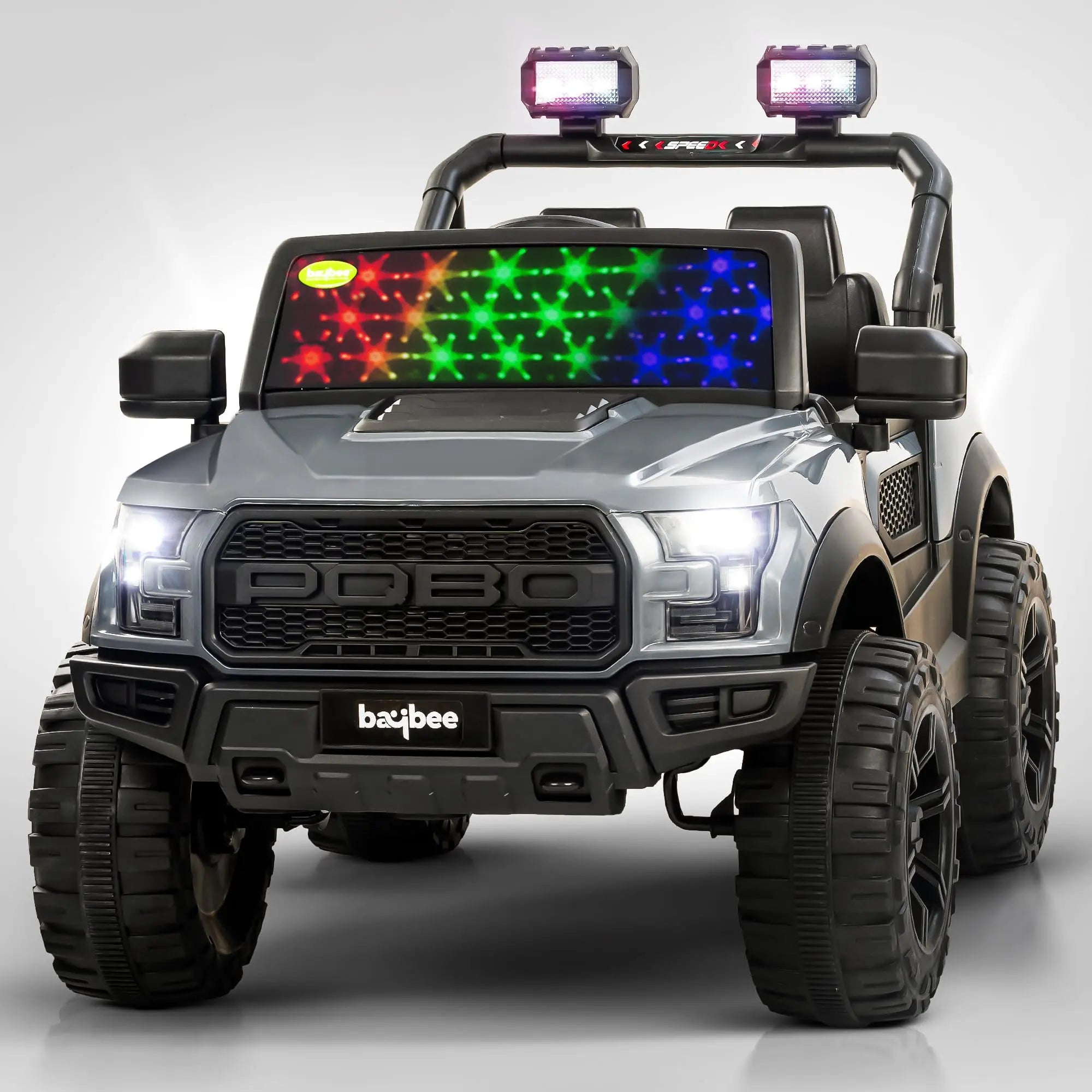 Baybee Bronco Battery Operated Jeep for Kids RGB Windshield Light & Music - Image 49